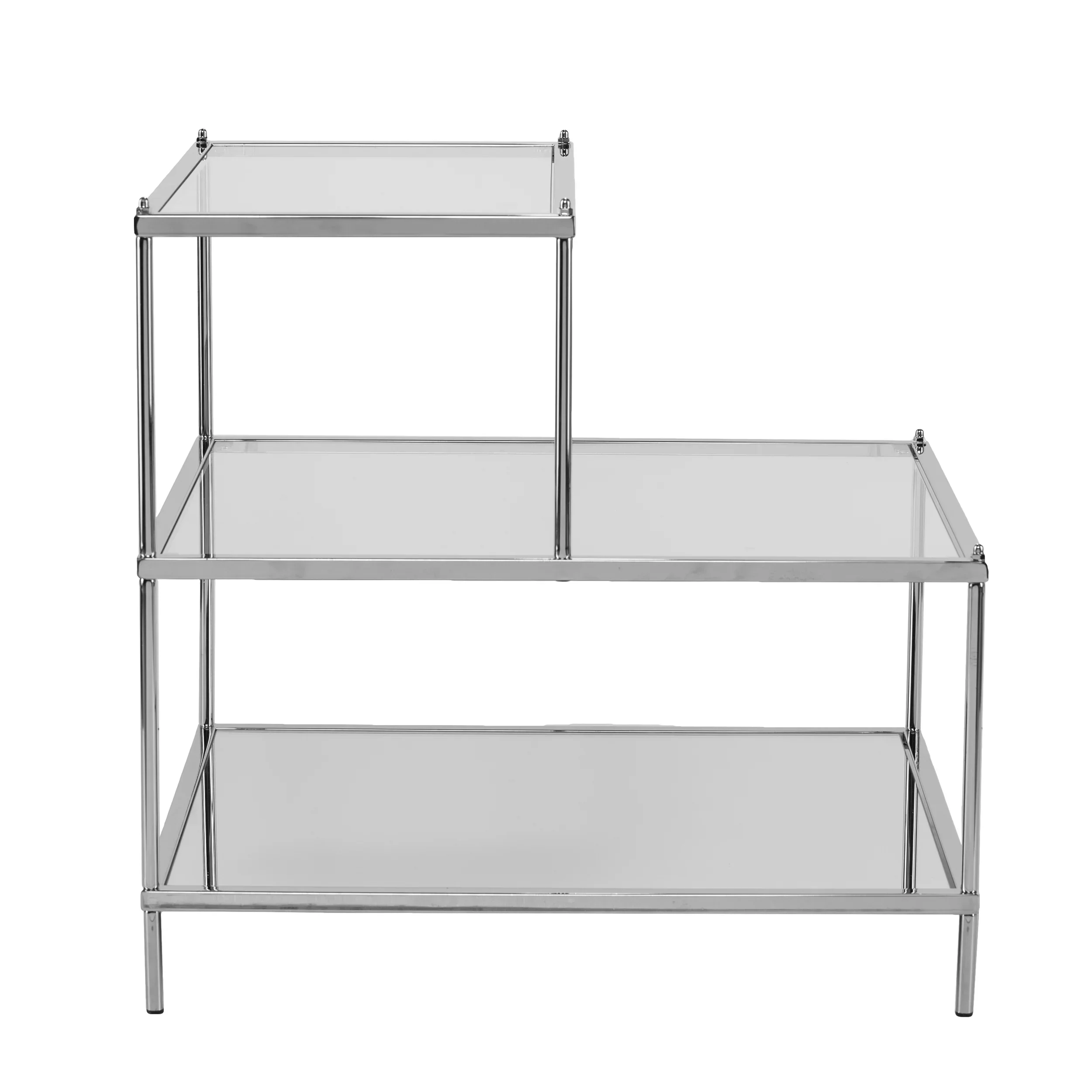 Knox Glam Mirrored Accent Table - Chrome - Image 4