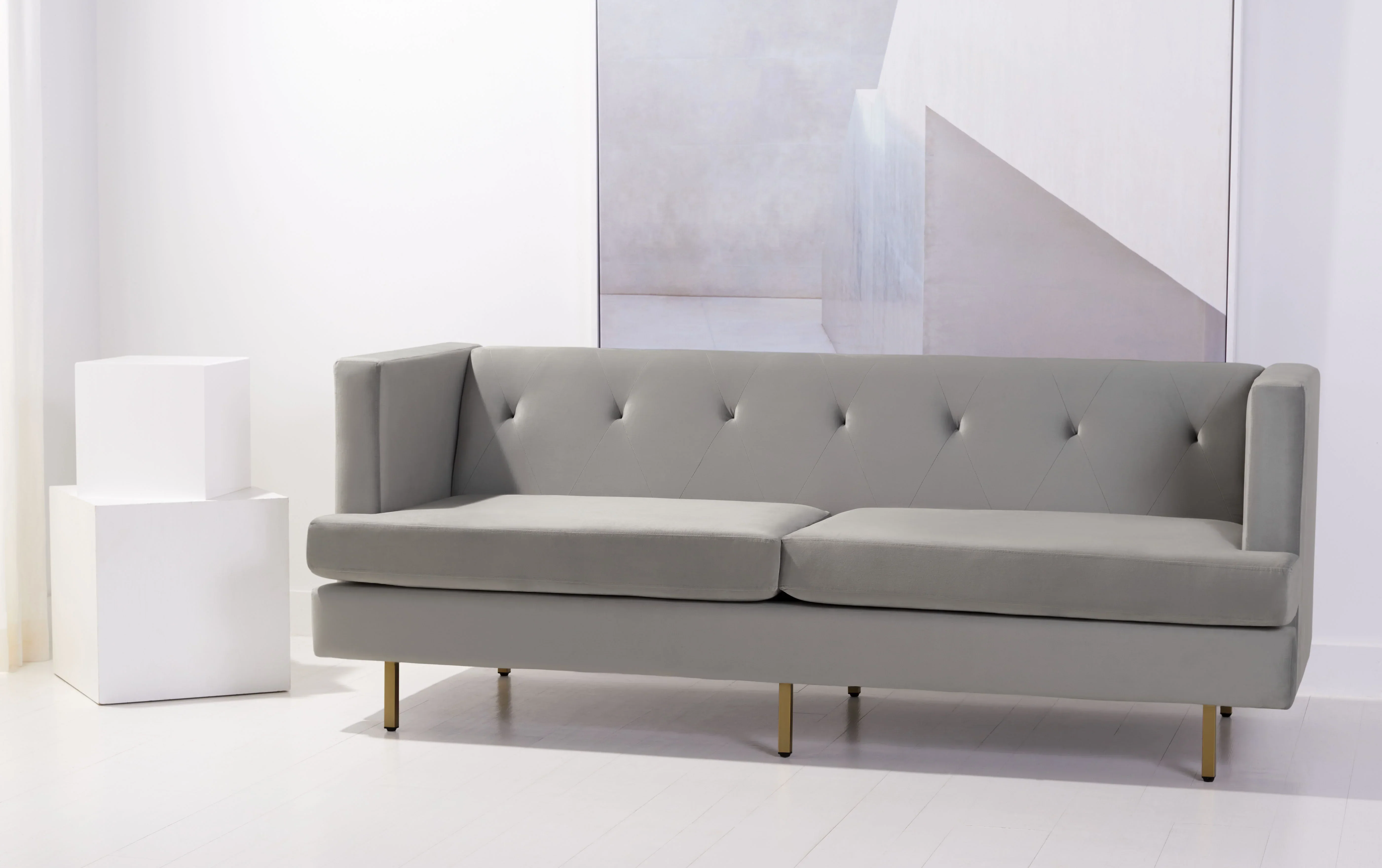Konrad Velvet Sofa - Image 2
