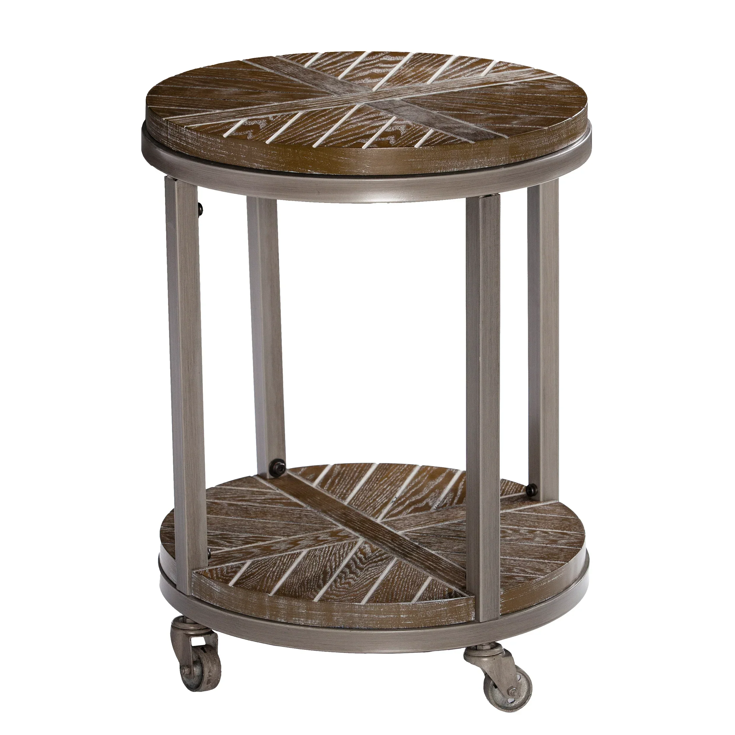 Konya Urban Industrial Round End Table