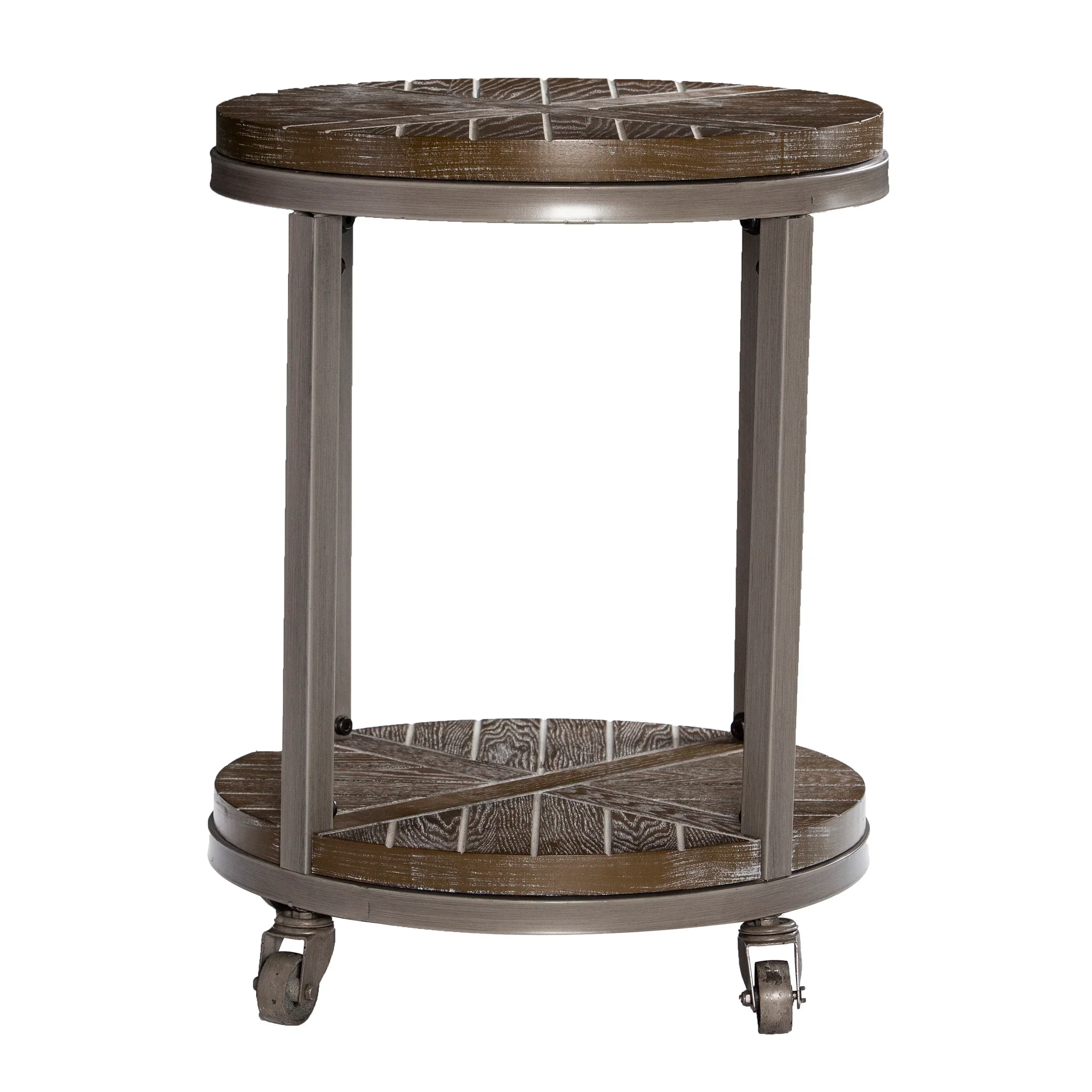 Konya Urban Industrial Round End Table - Image 3