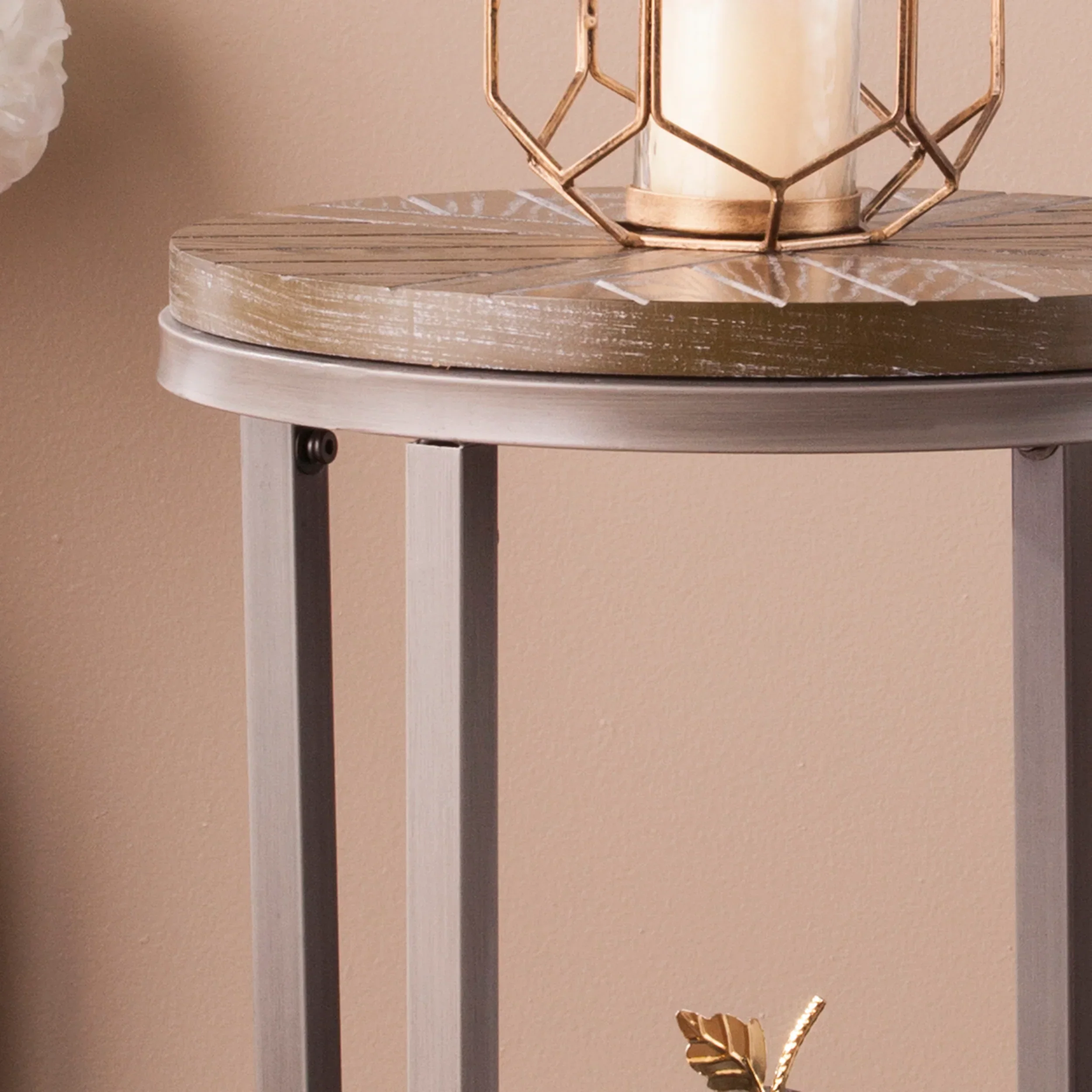 Konya Urban Industrial Round End Table - Image 5