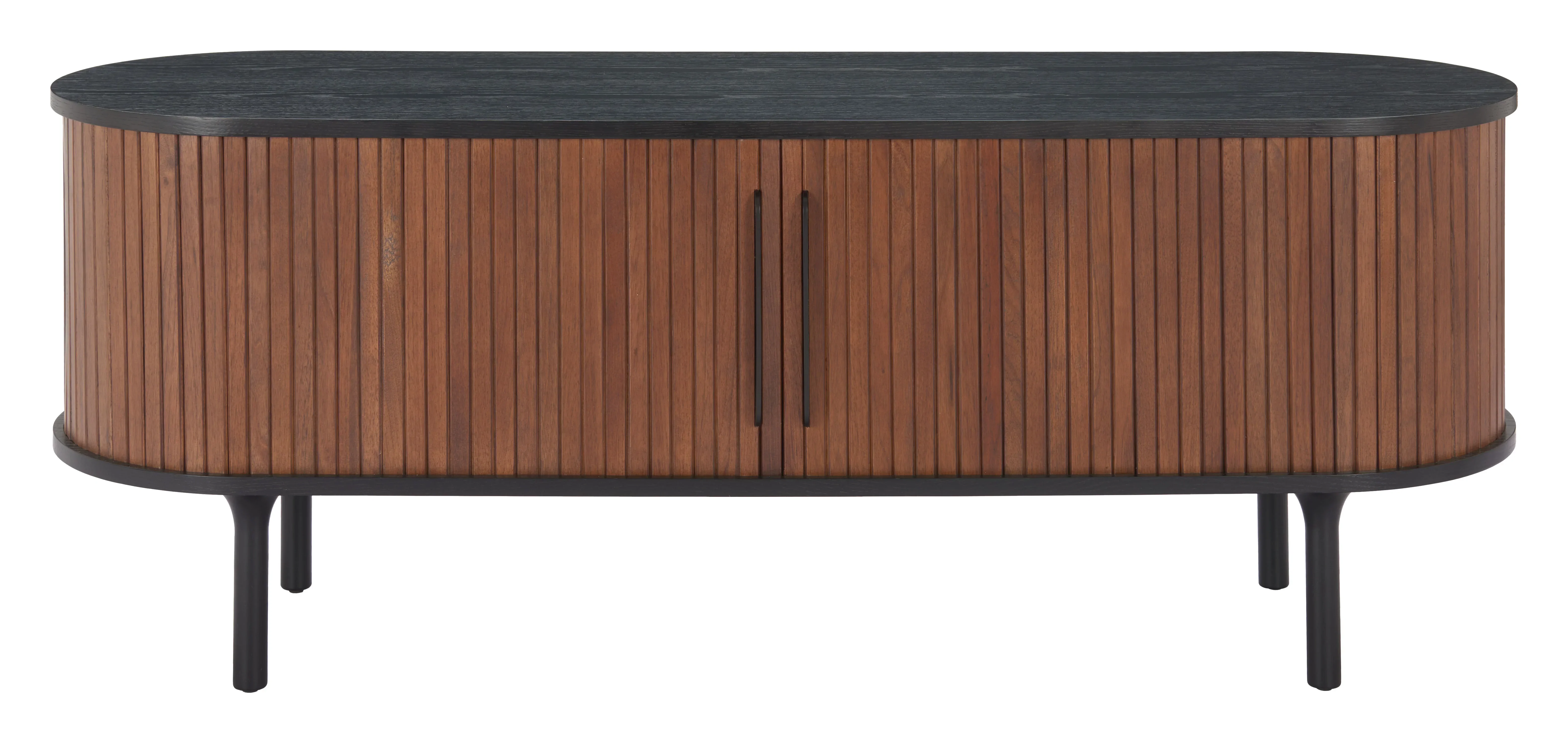 Koriana Entertainment Stand Black & Walnut - Image 4