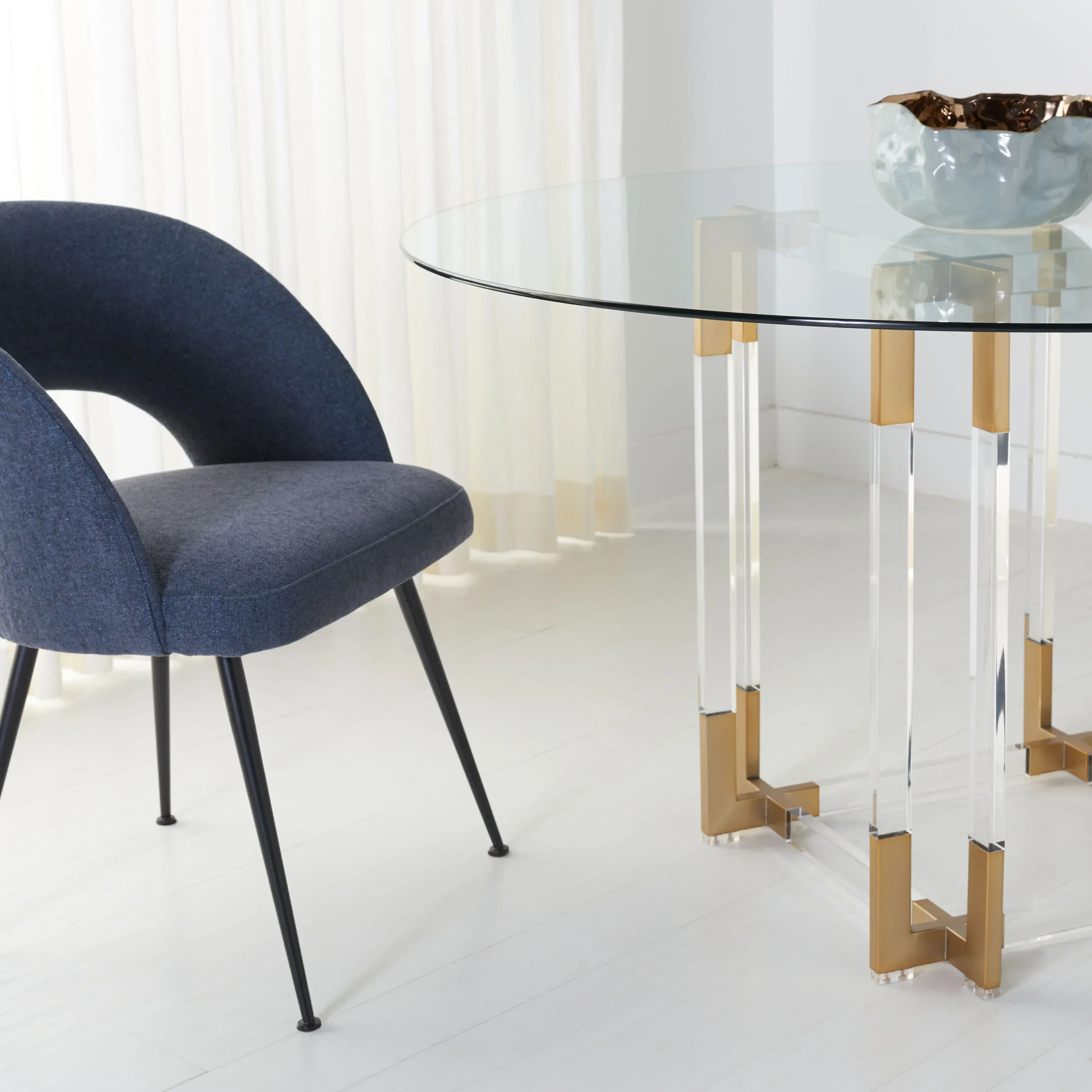 Koryn 42" Acrylic Dining Table - Image 22