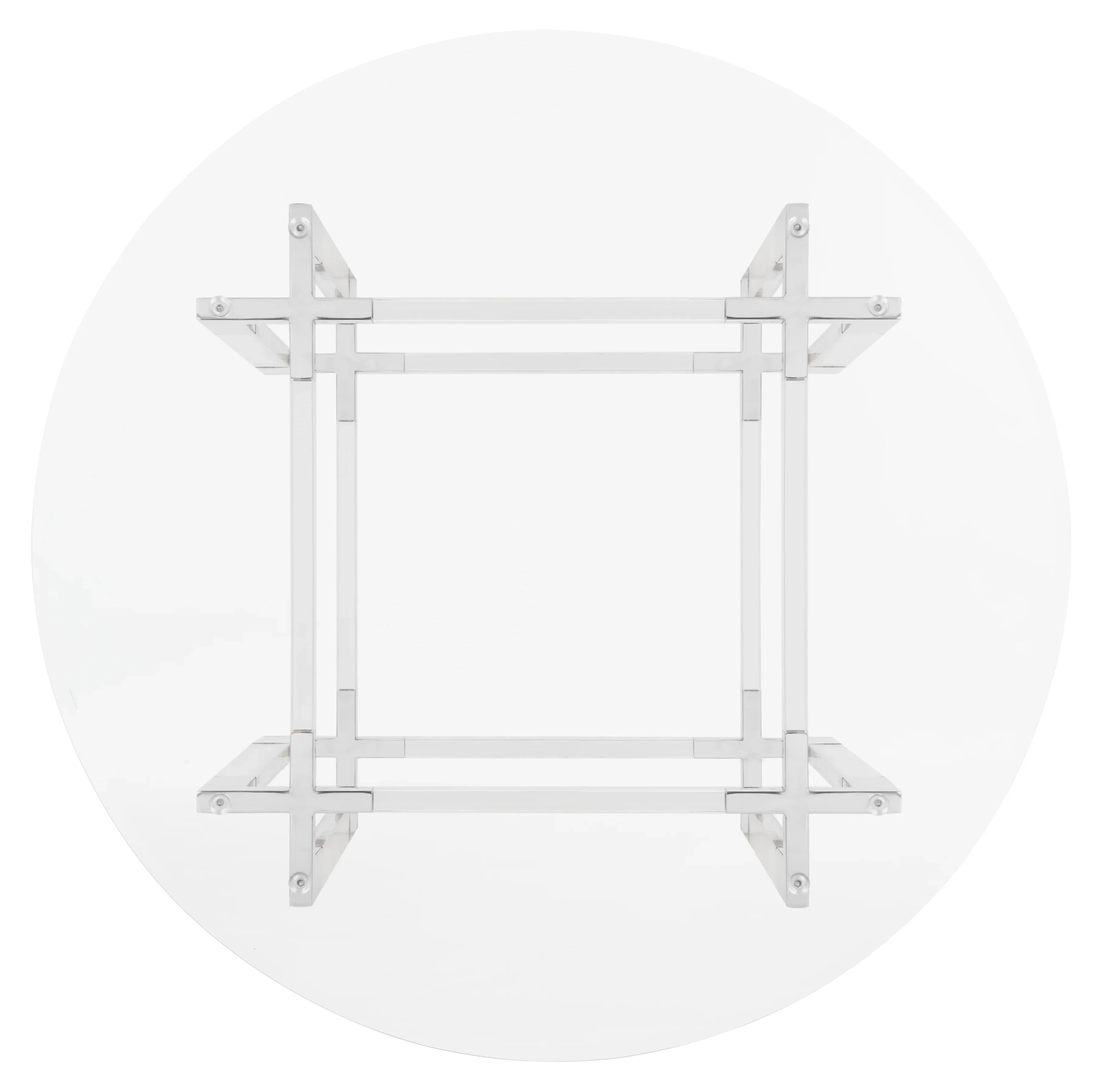 Koryn 42" Acrylic Dining Table - Image 26