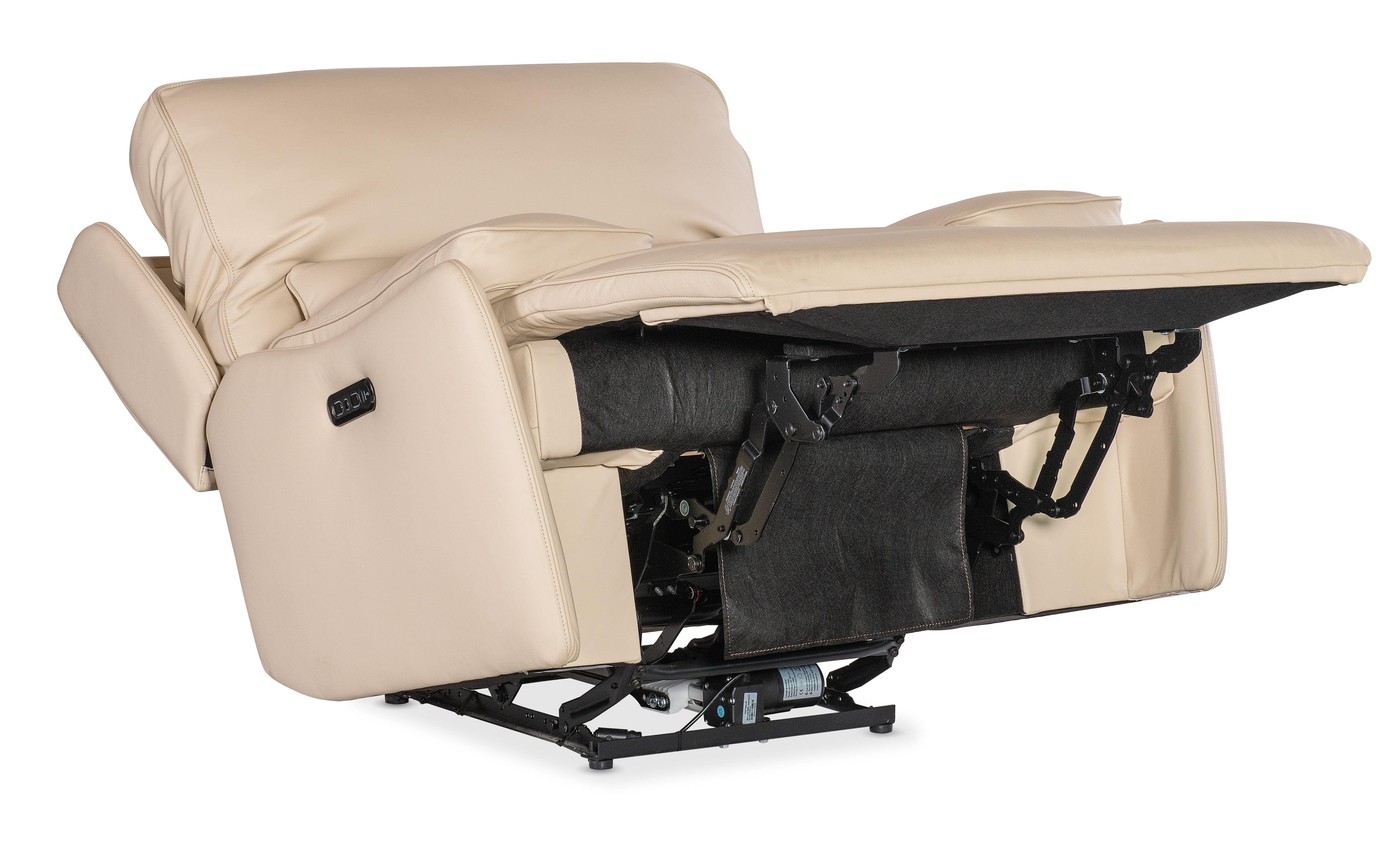 Kramer Zero Gravity Power Recliner w/ Power Headrest - Beige - Image 3