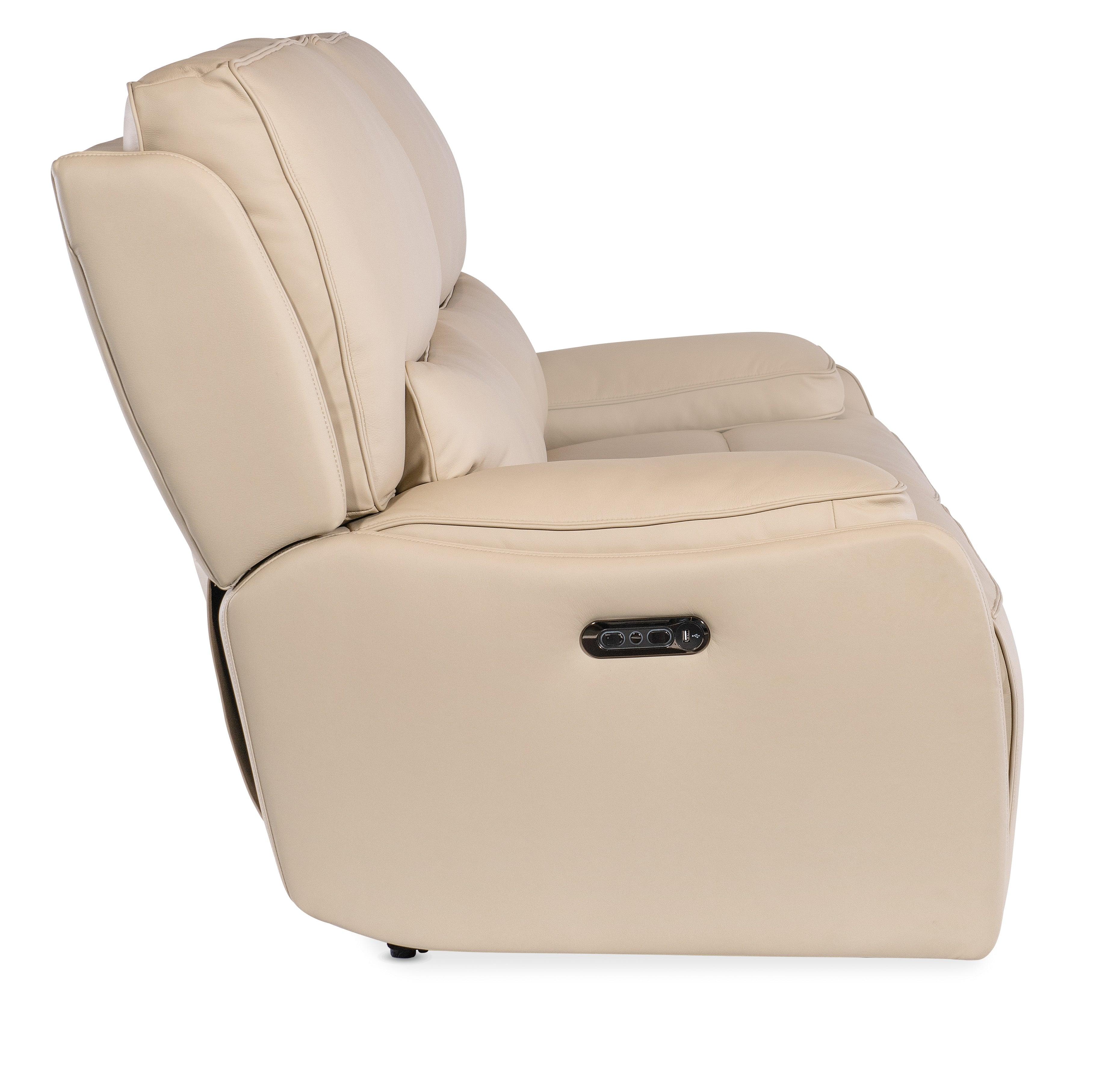 Kramer Zero Gravity Power Sofa w/ Power Headrest - Beige - Image 5