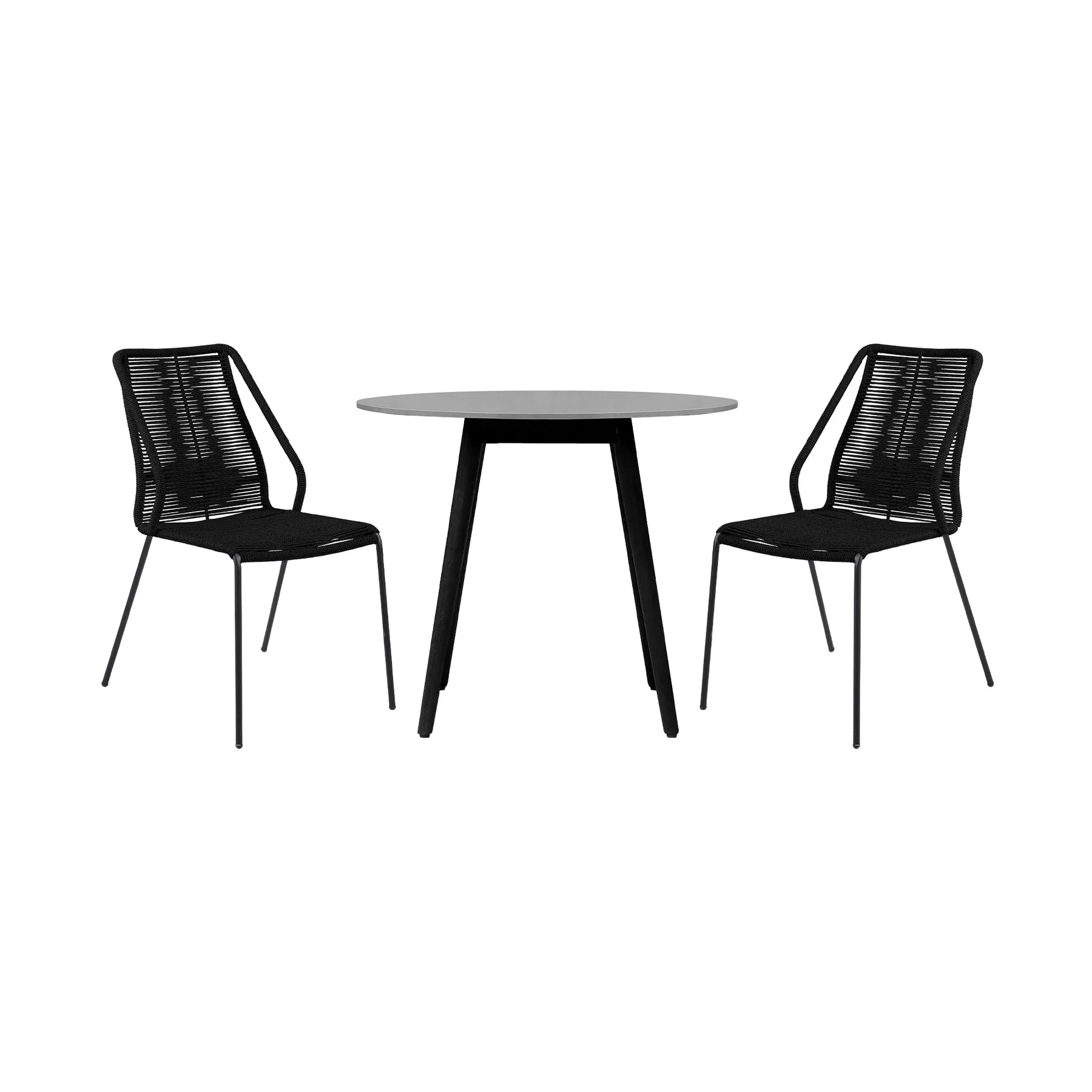 Kylie and Clip 3 Piece Outdoor Patio 36" Dining Set