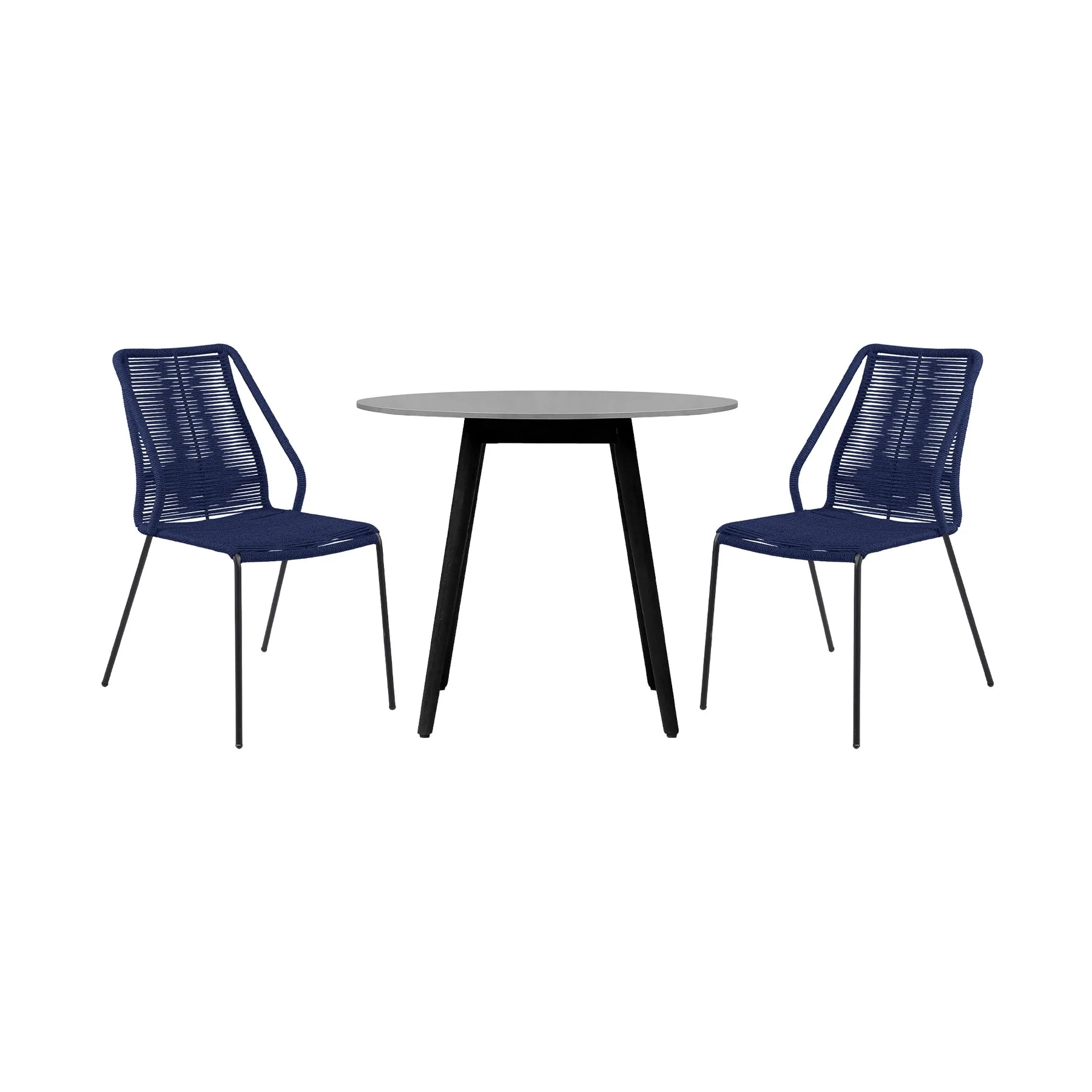 Kylie and Clip 3 Piece Outdoor Patio 36" Dining Set - Image 14