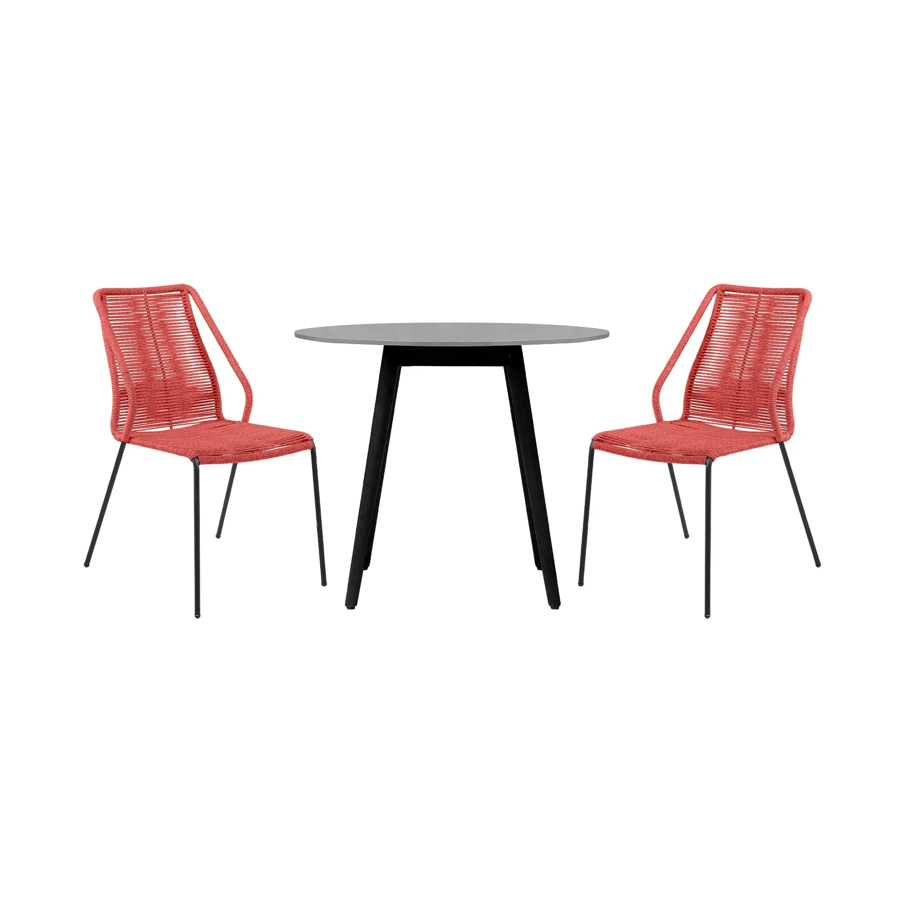 Kylie and Clip 3 Piece Outdoor Patio 36" Dining Set - Image 27