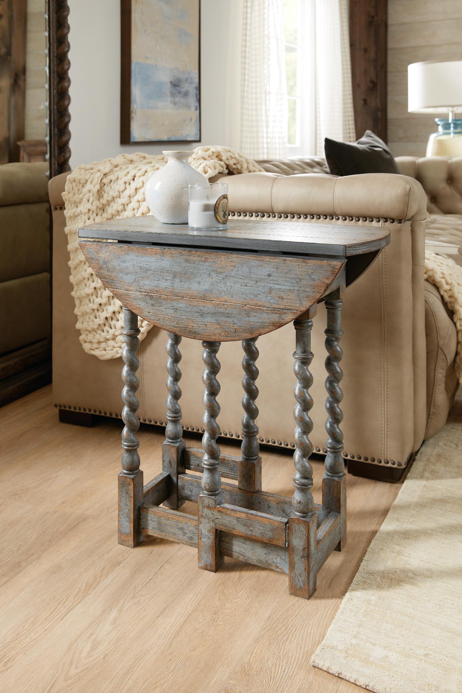 La Grange Prause Gate Leg Round Table - Image 7