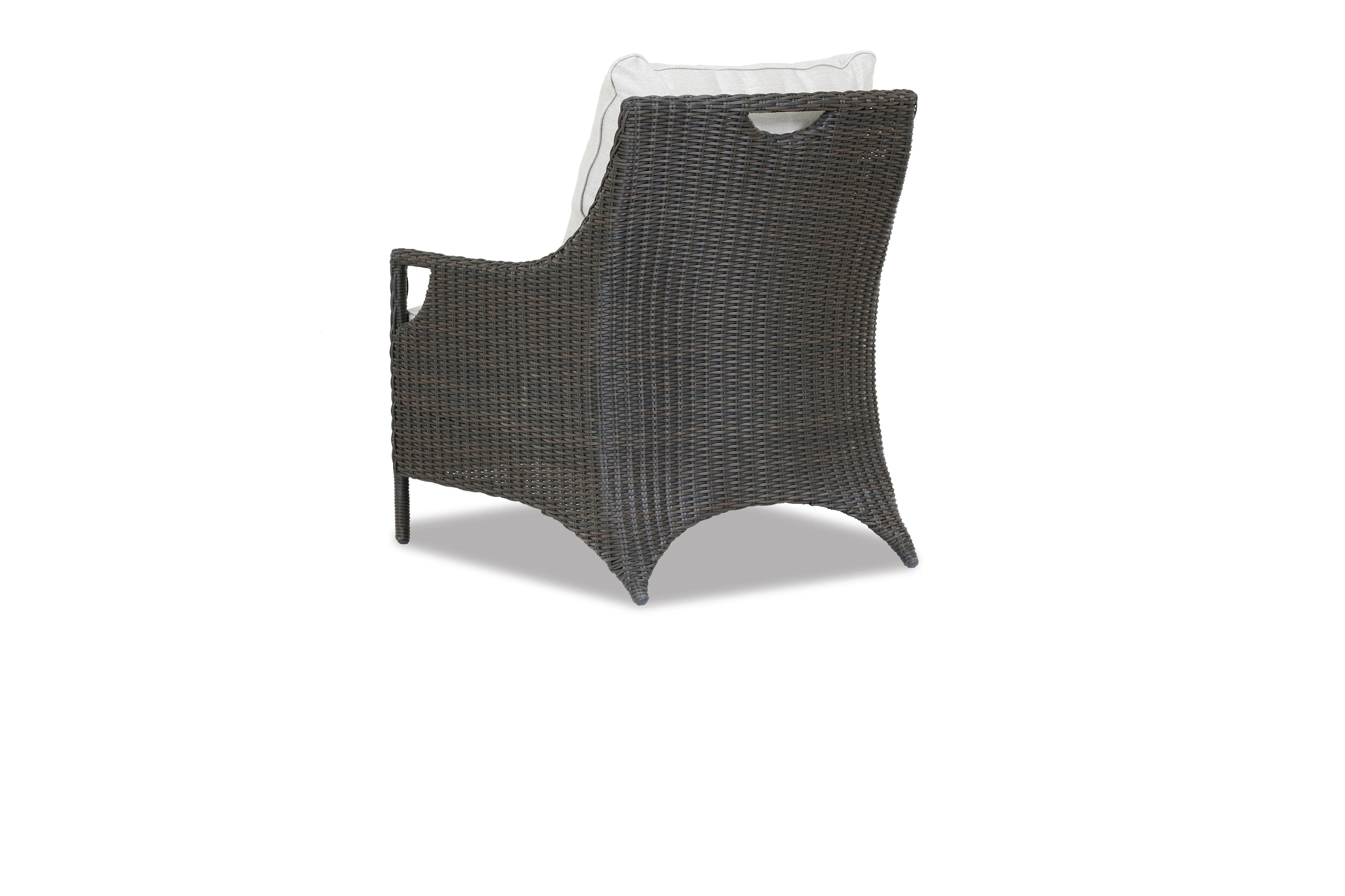 Lagos Club Chair in Cast Silver, No Welt - Image 2