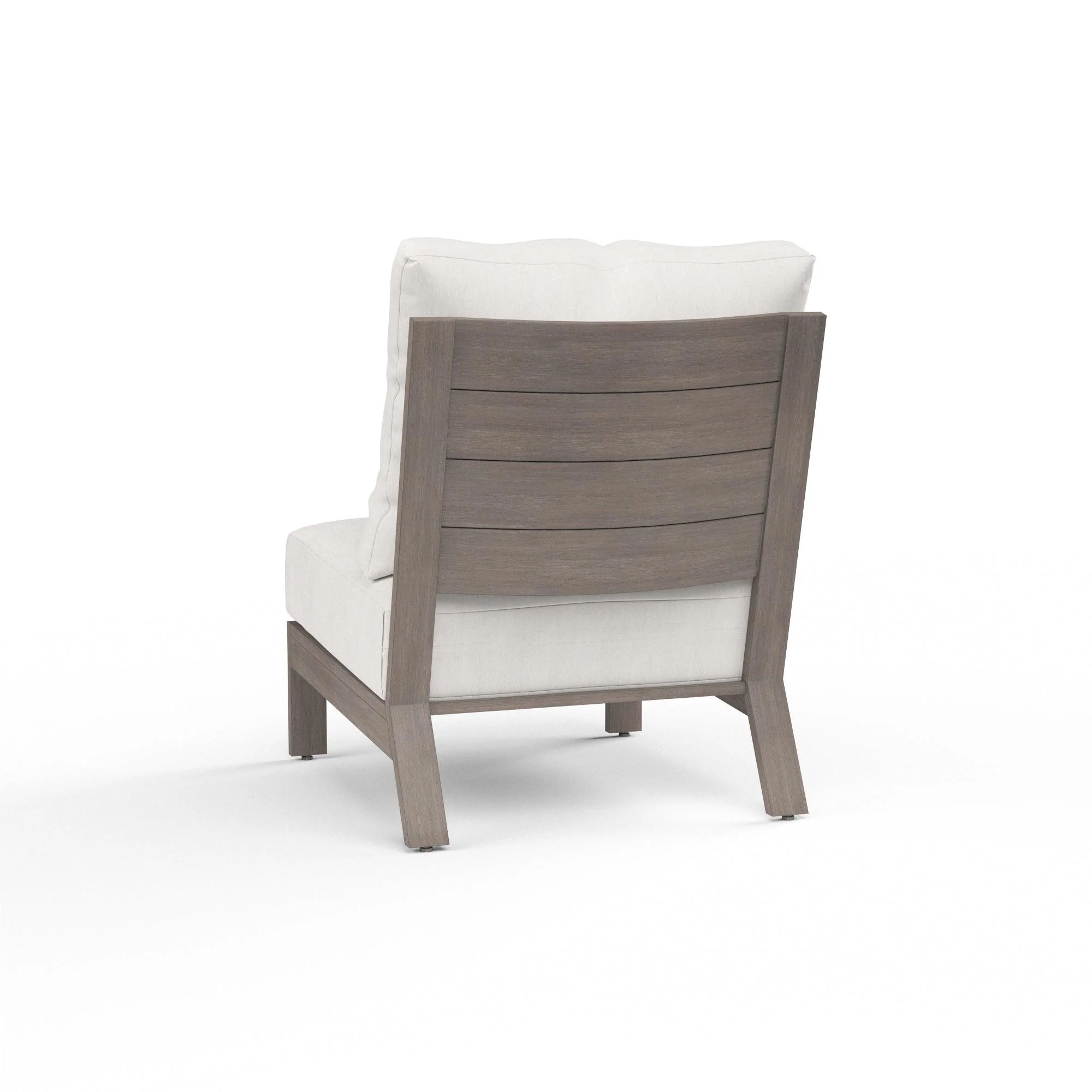 Laguna Armless Club in Canvas Flax, No Welt - Image 2