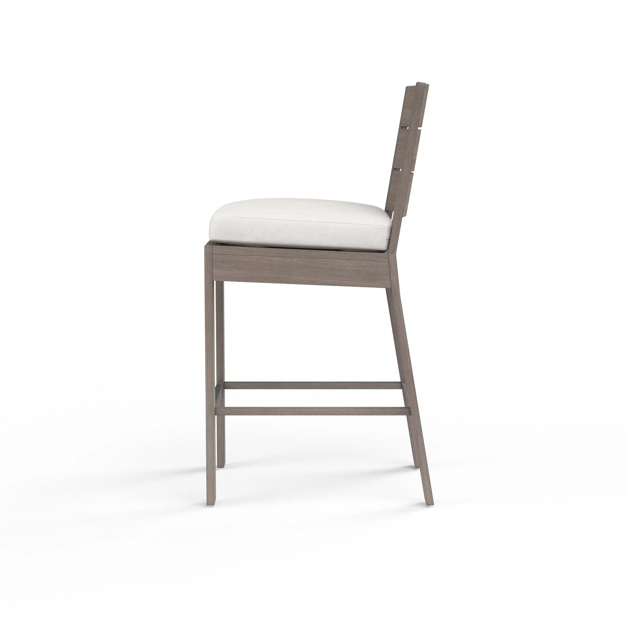 Laguna Counter Stool in Canvas Flax, No Welt - Image 4