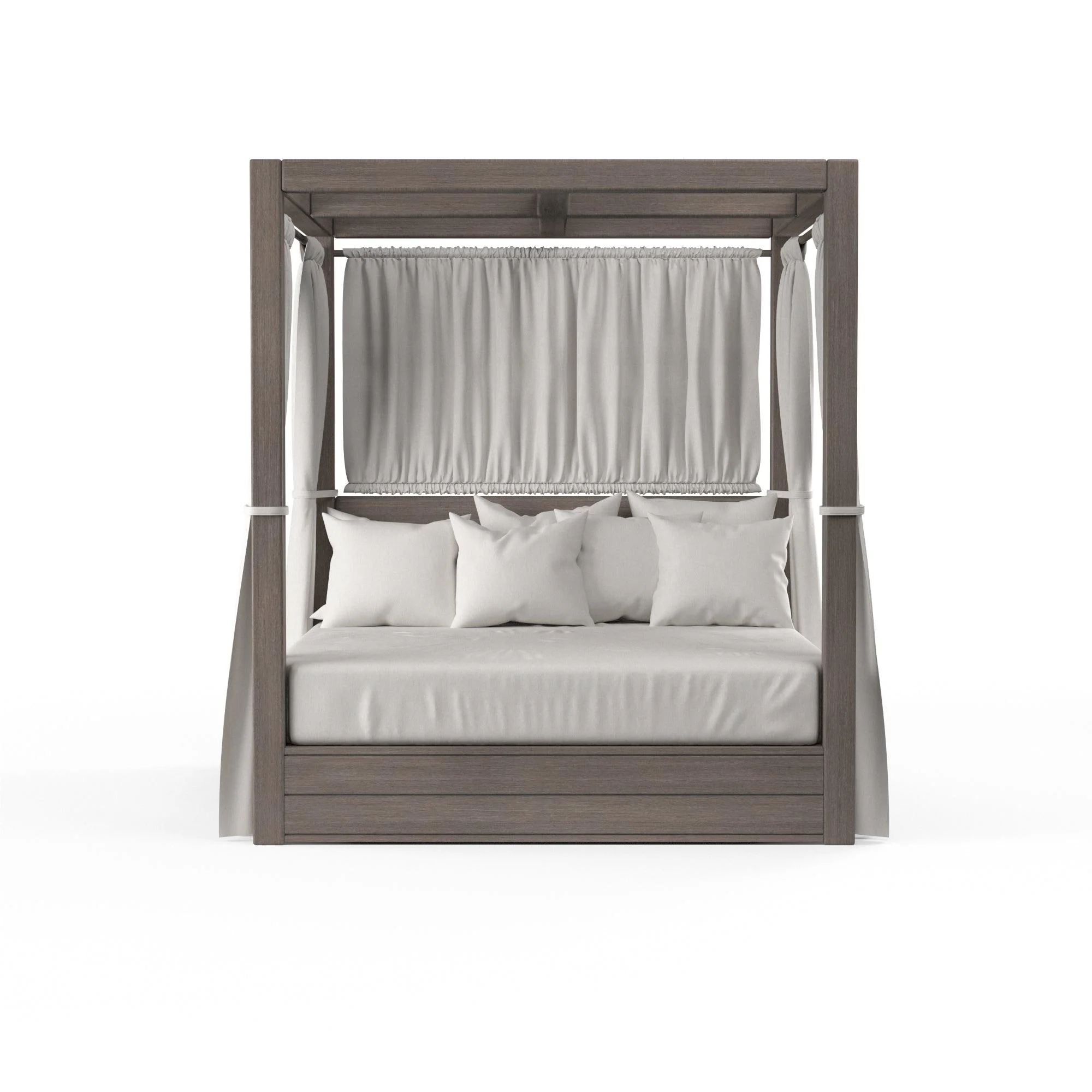 Laguna Resort King Daybed in Canvas Flax, No Welt - Image 3
