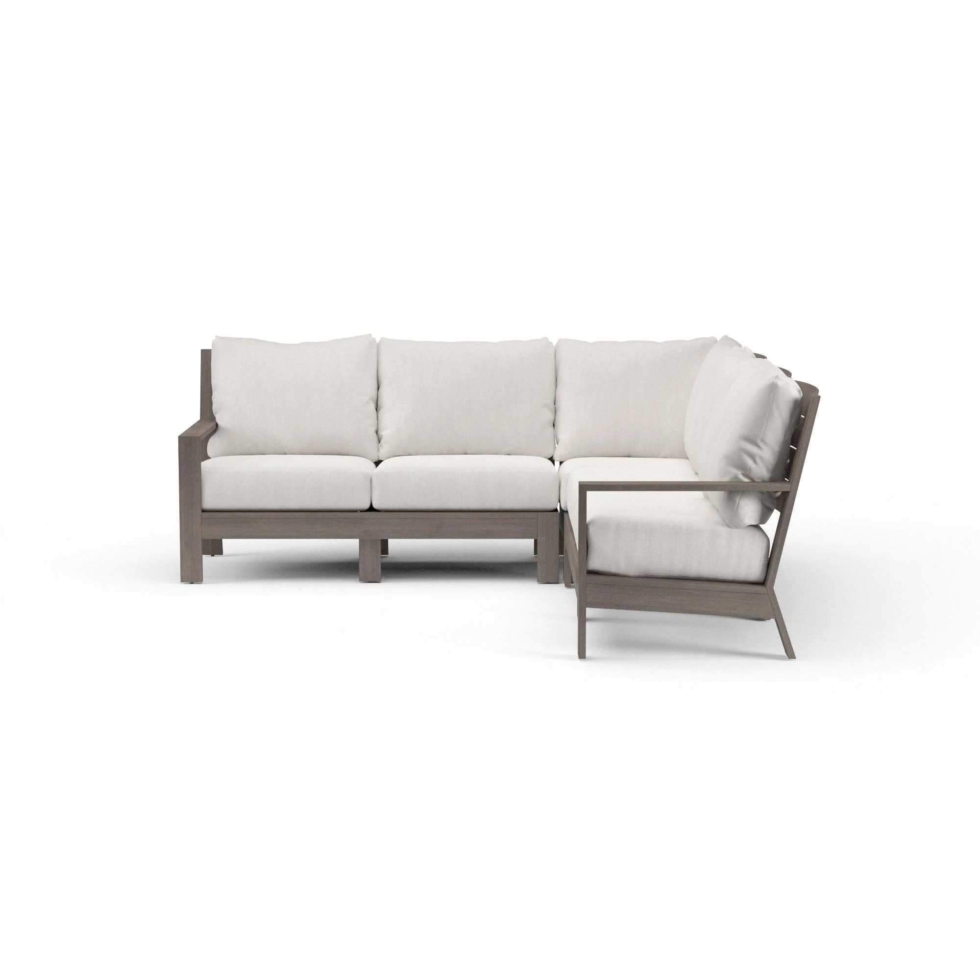 Laguna Sectional in Canvas Flax, No Welt - Image 4