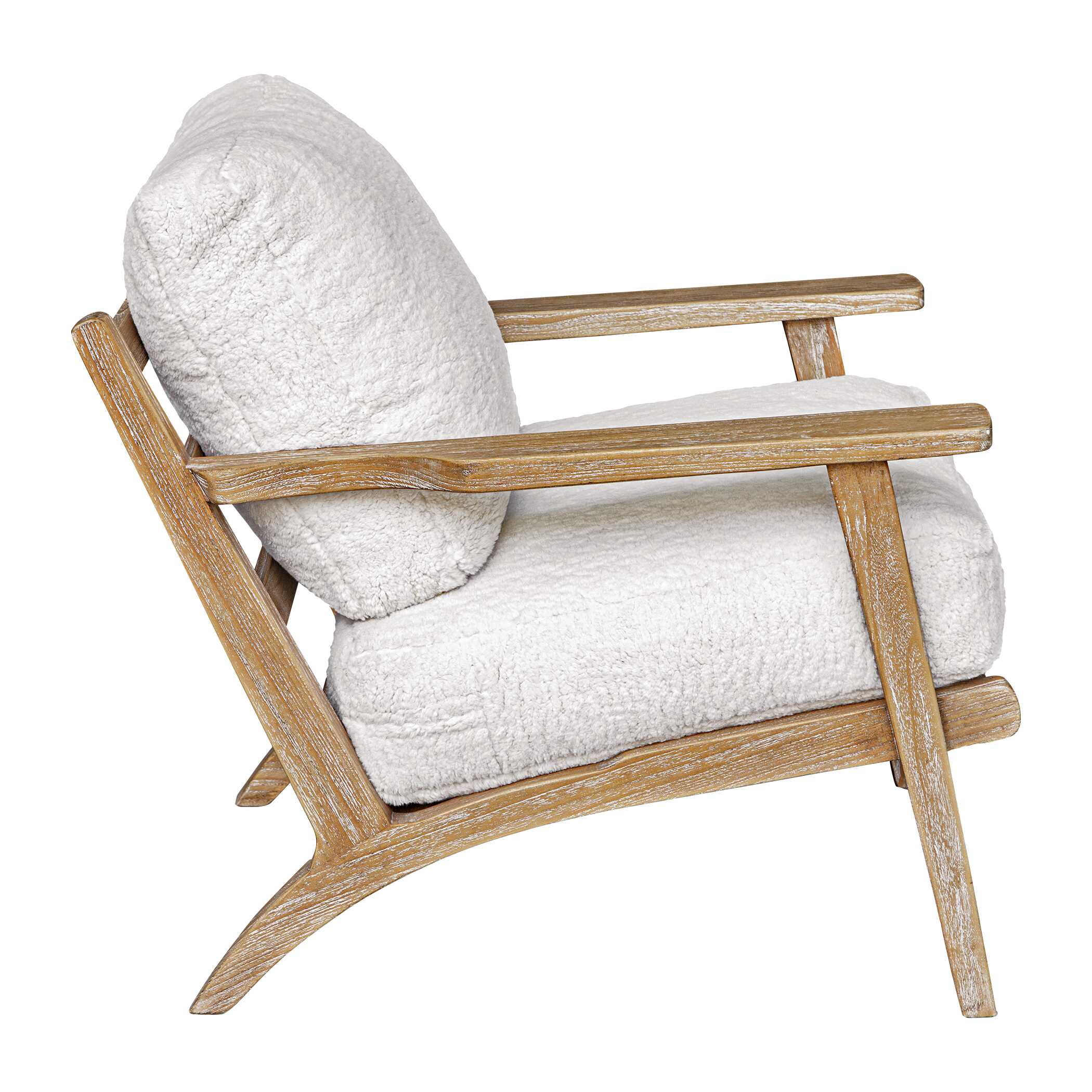 Laid Back Sheepskin Accent Chair - Image 5