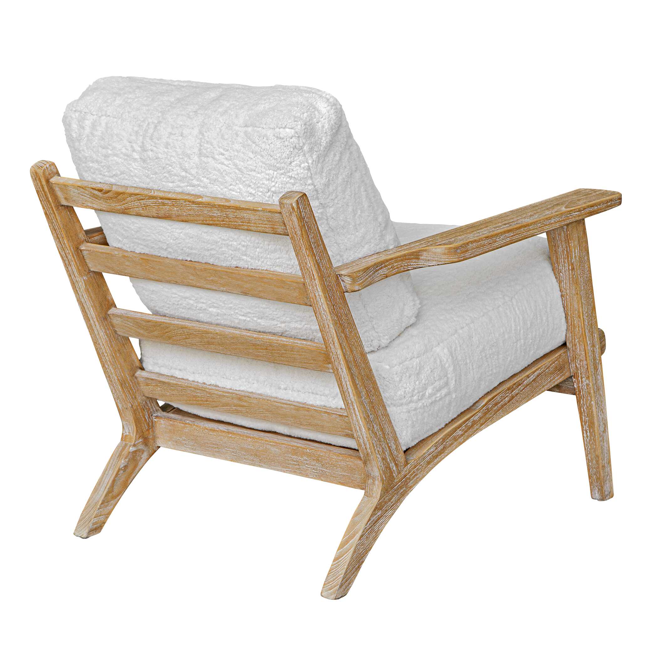 Laid Back Sheepskin Accent Chair - Image 6