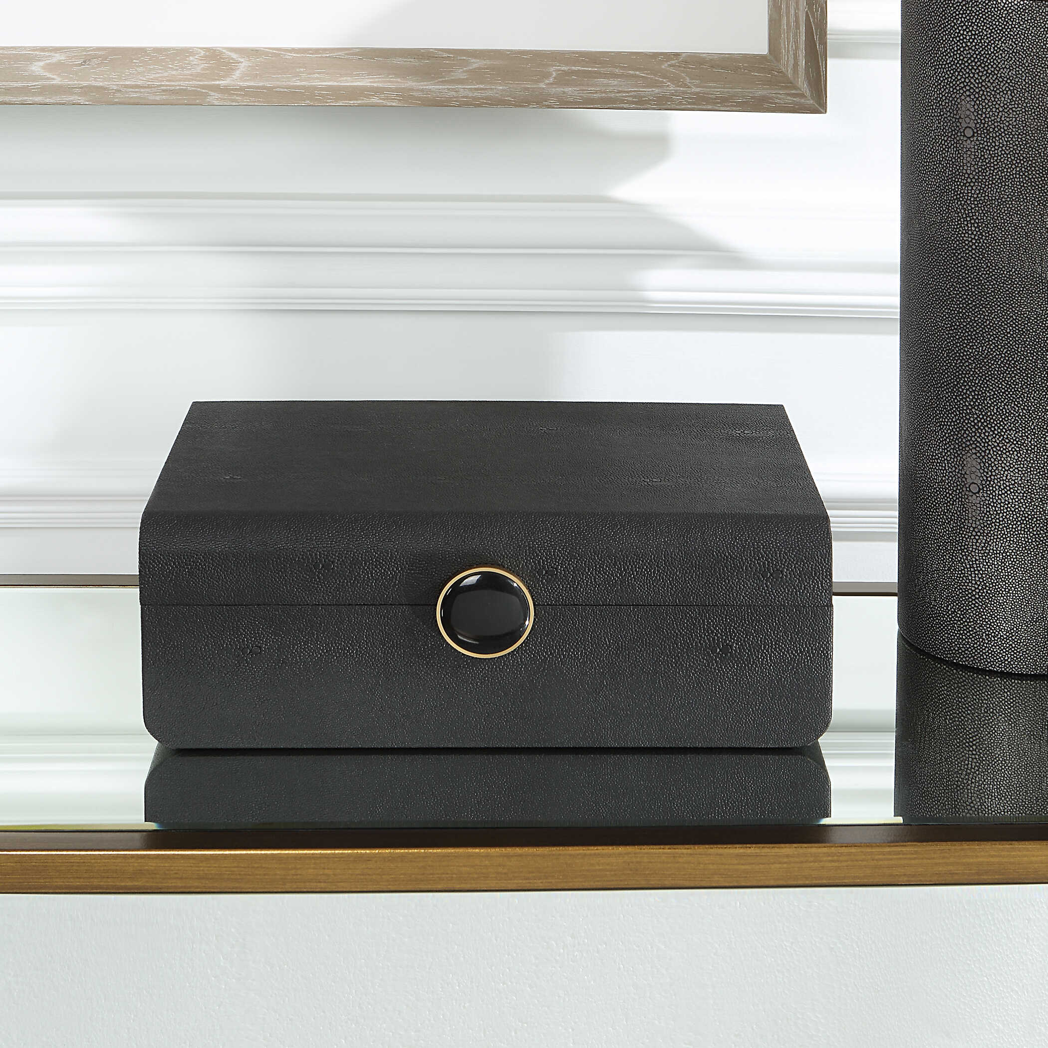 Lalique Black Shagreen Box - Image 2