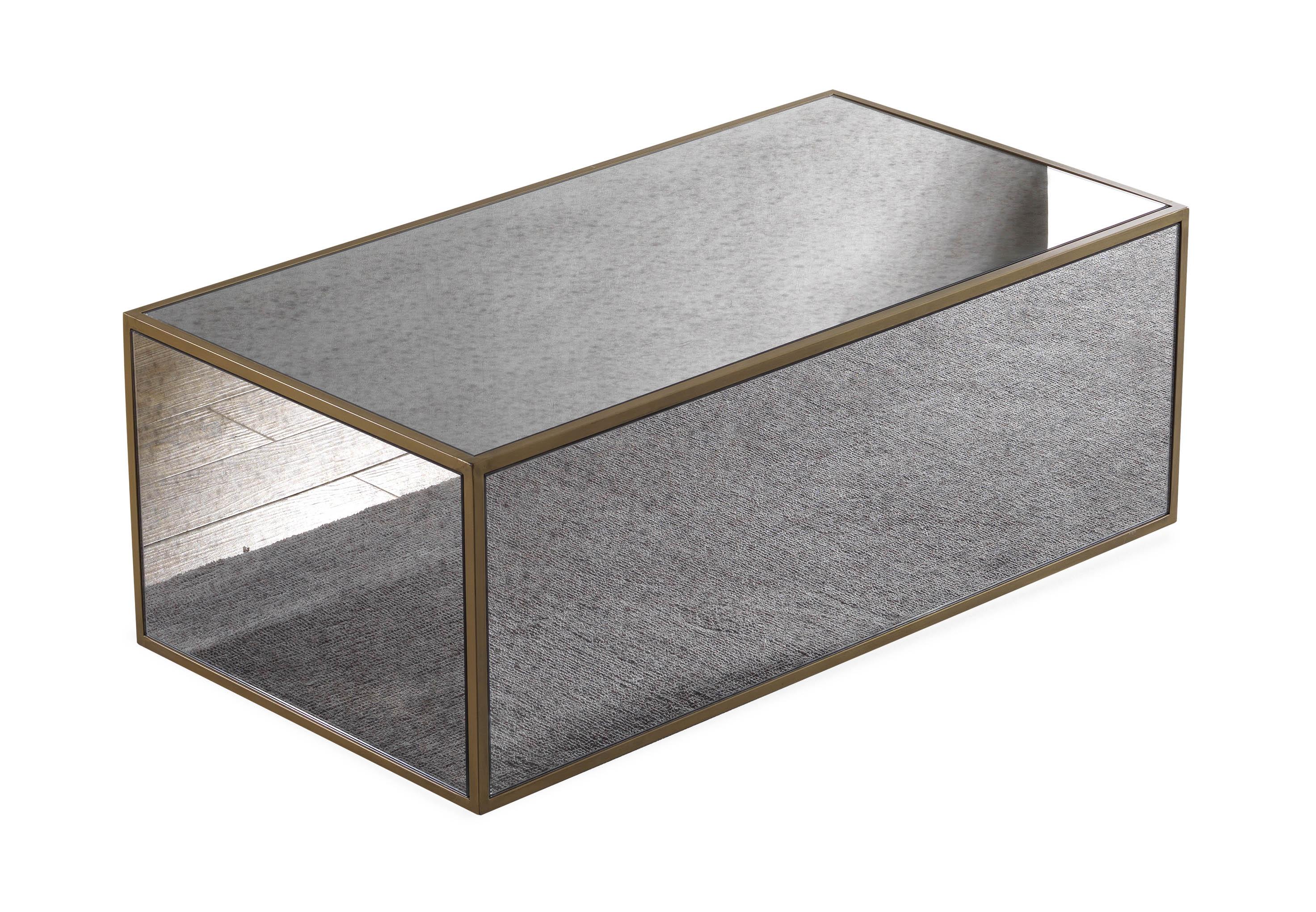 Lana Mirrored Coffee Table - Image 4