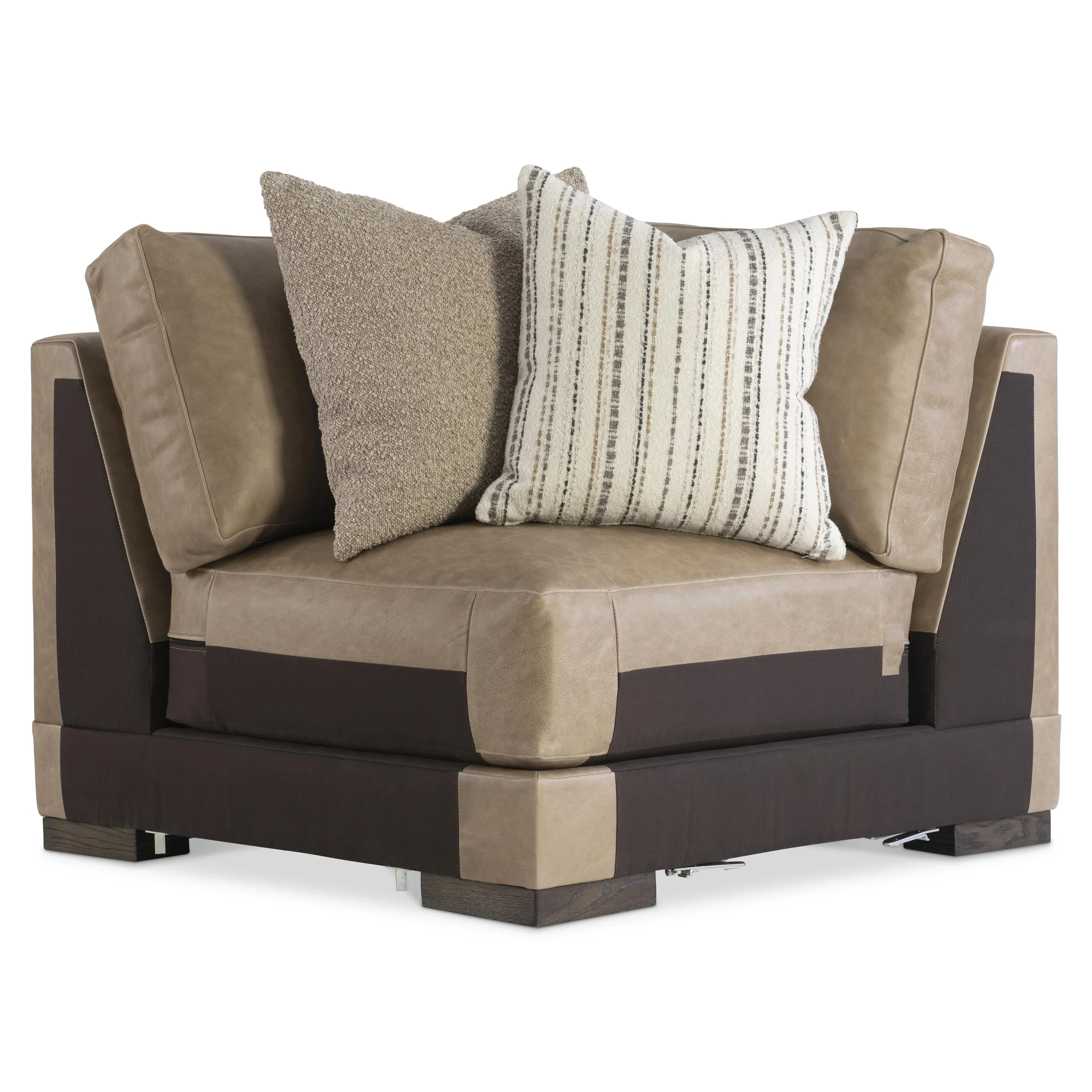 Lars Leather Corner Chair - Image 3