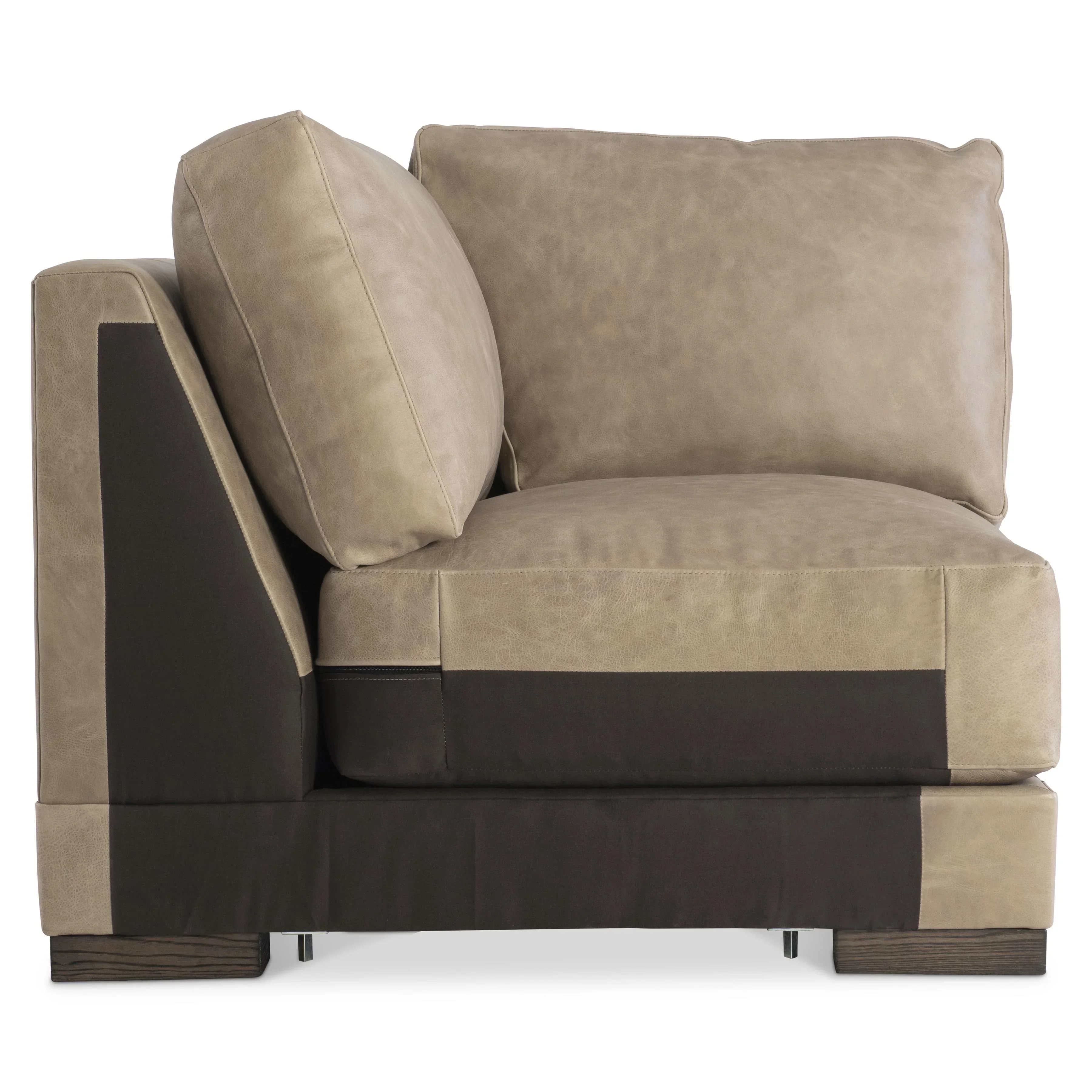 Lars Leather Corner Chair - Image 5