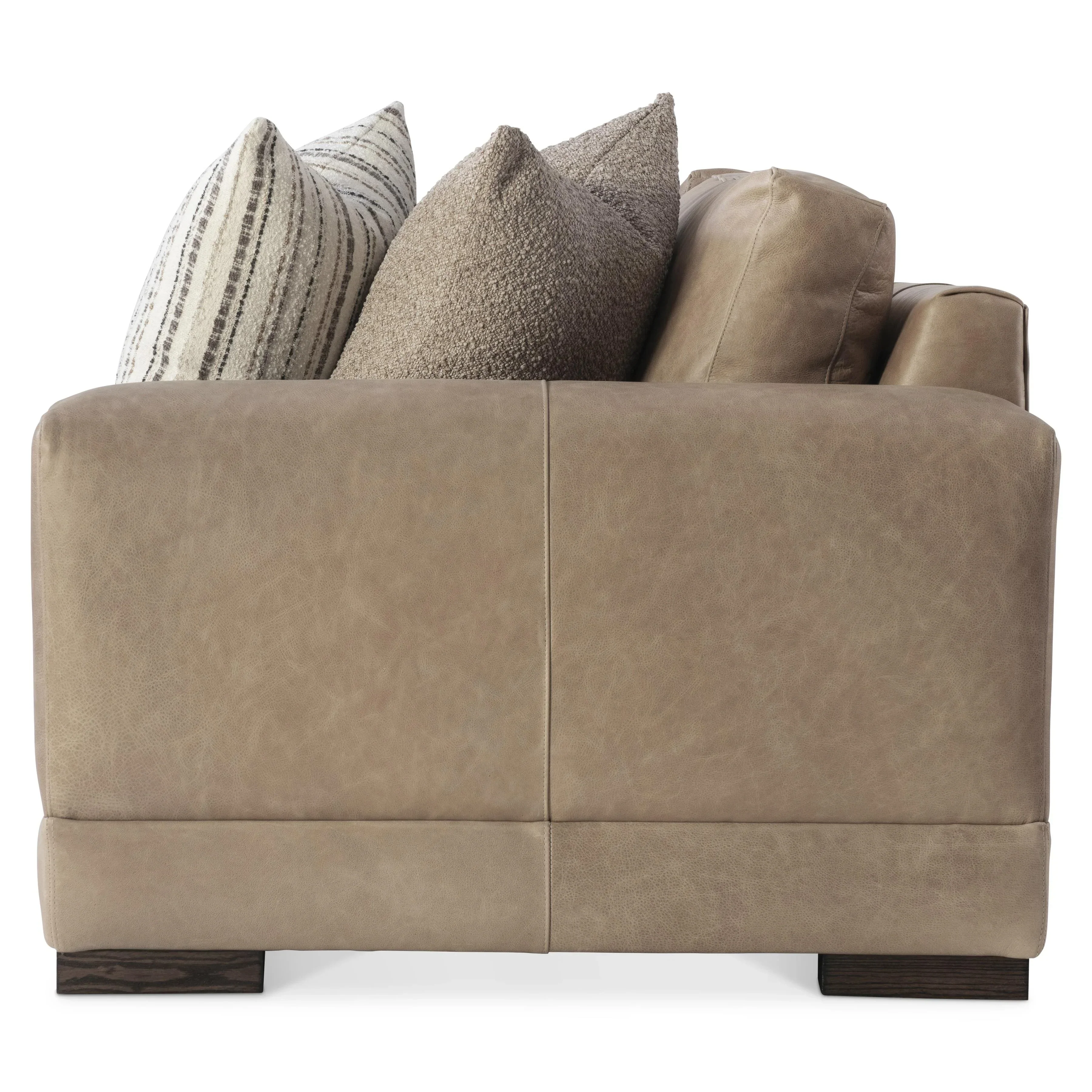 Lars Leather Right Arm Loveseat - Image 2