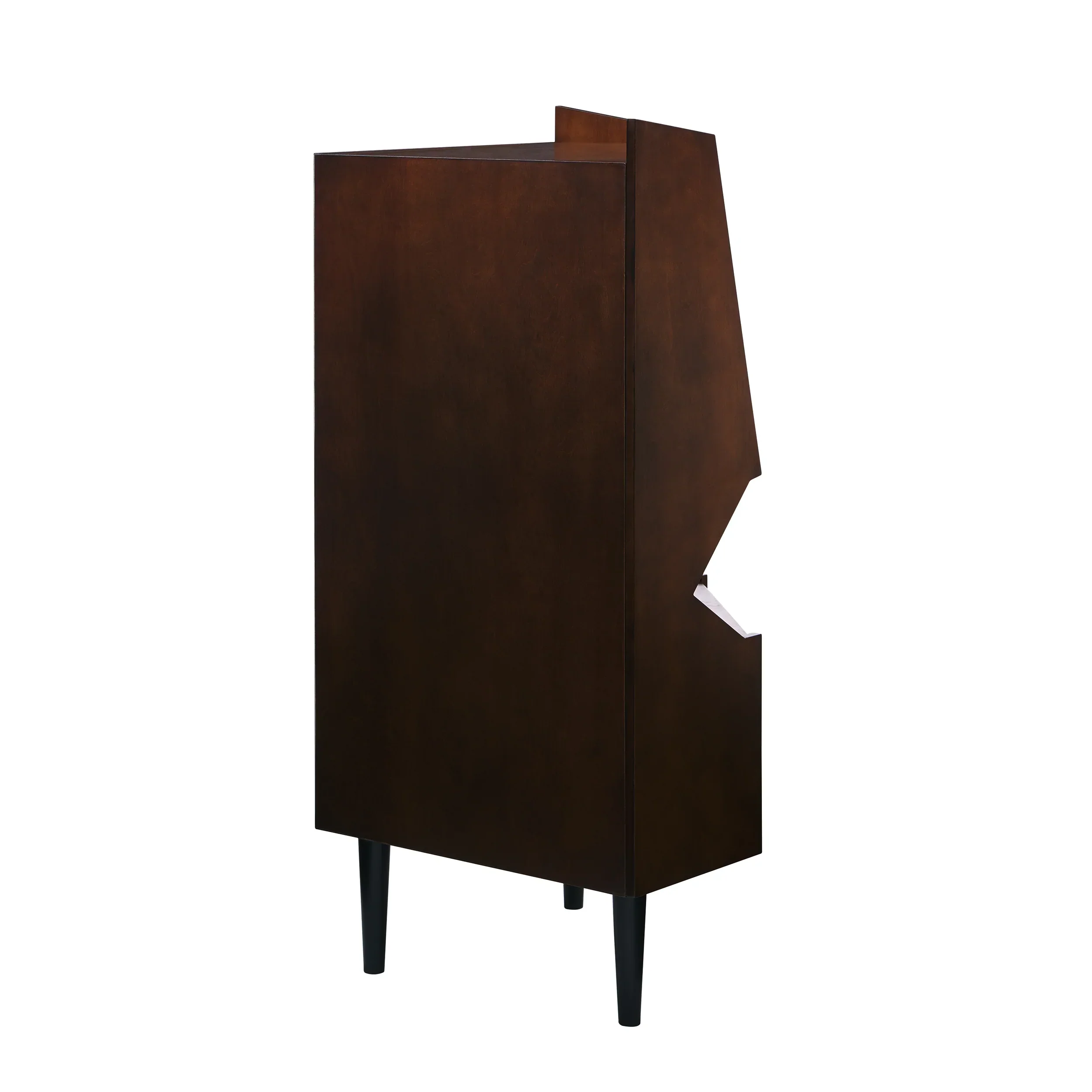 Larson Corner Bar Cabinet - Dark Tobacco - Image 4