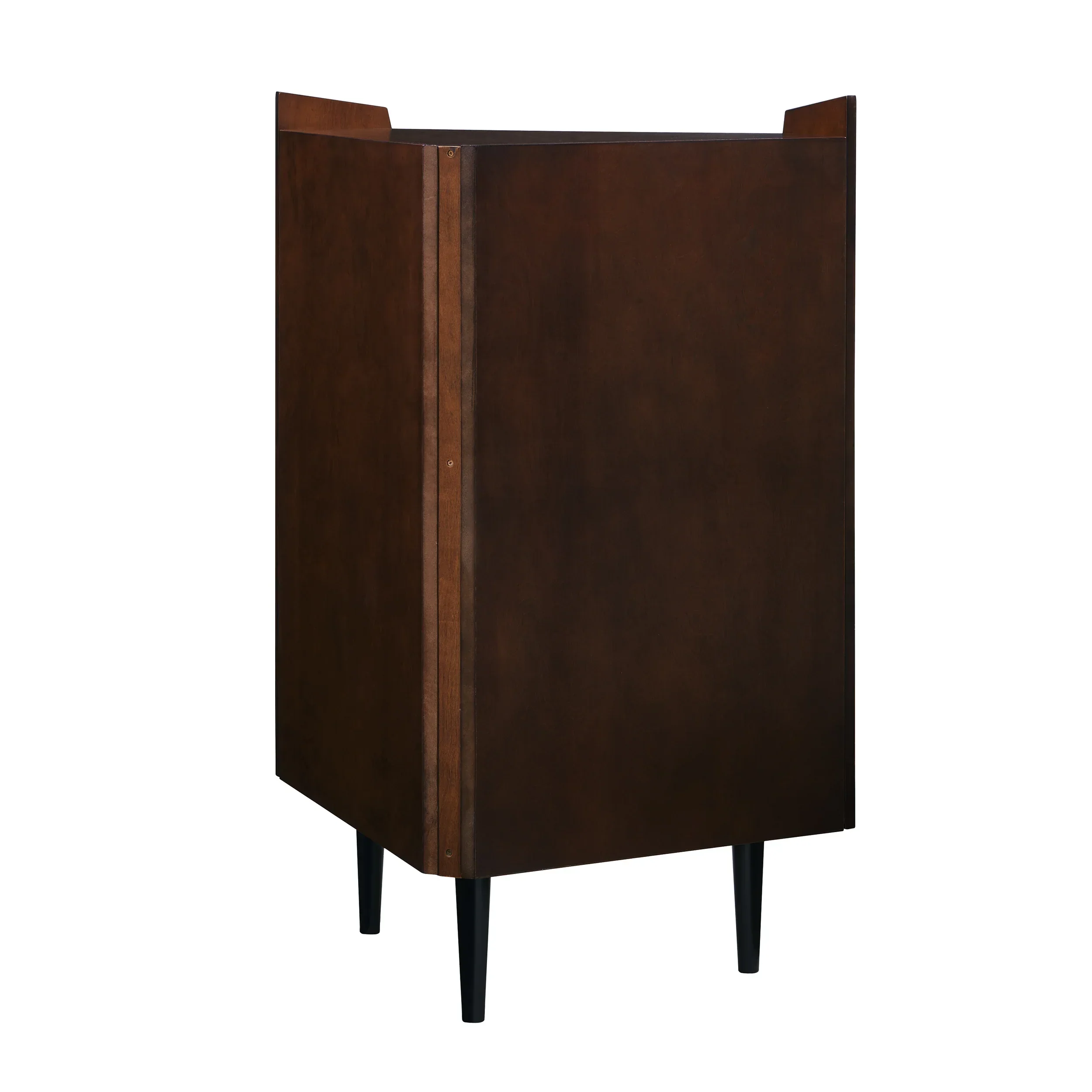 Larson Corner Bar Cabinet - Dark Tobacco - Image 5