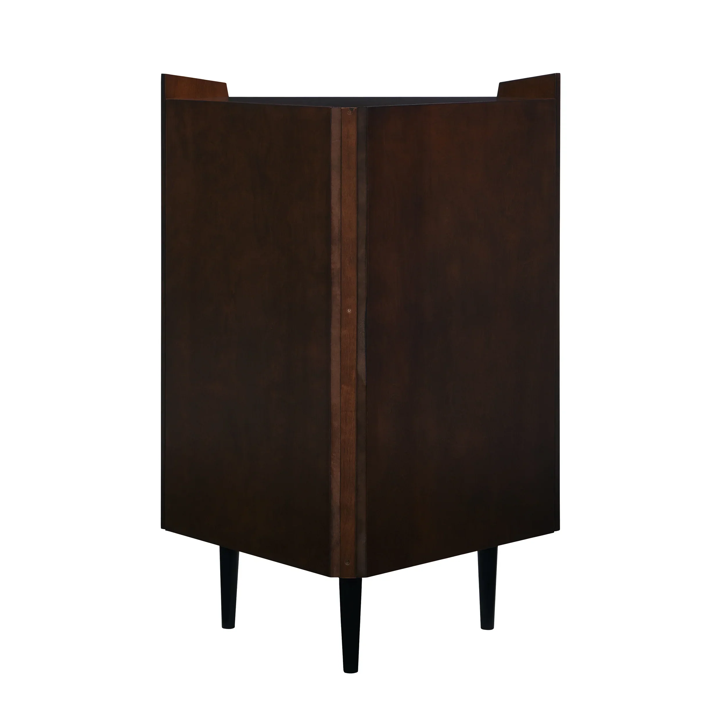Larson Corner Bar Cabinet - Dark Tobacco - Image 6