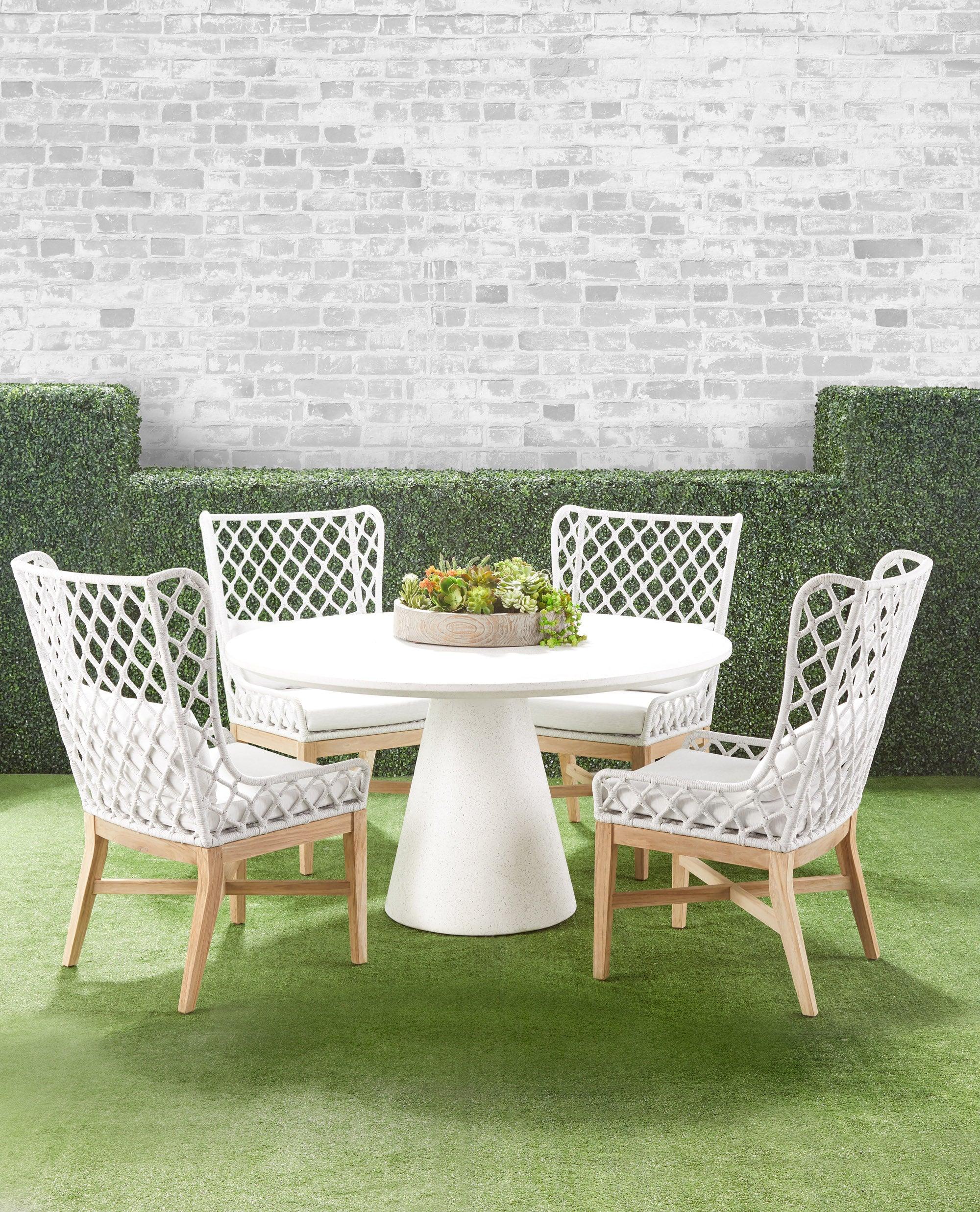 Lattis Outdoor Wing Chair - Image 2