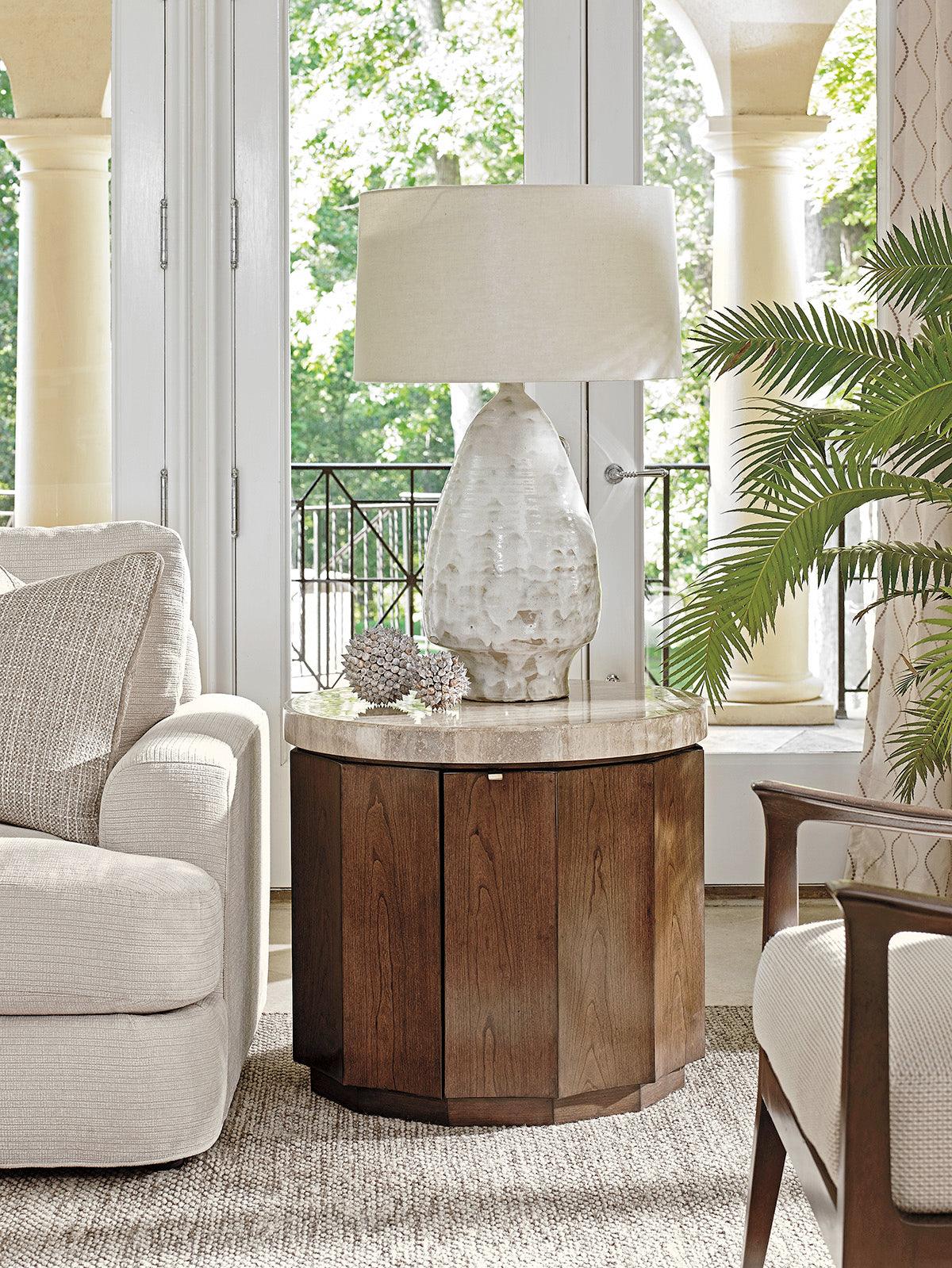 Laurel Canyon Glendora Drum Table - Image 2