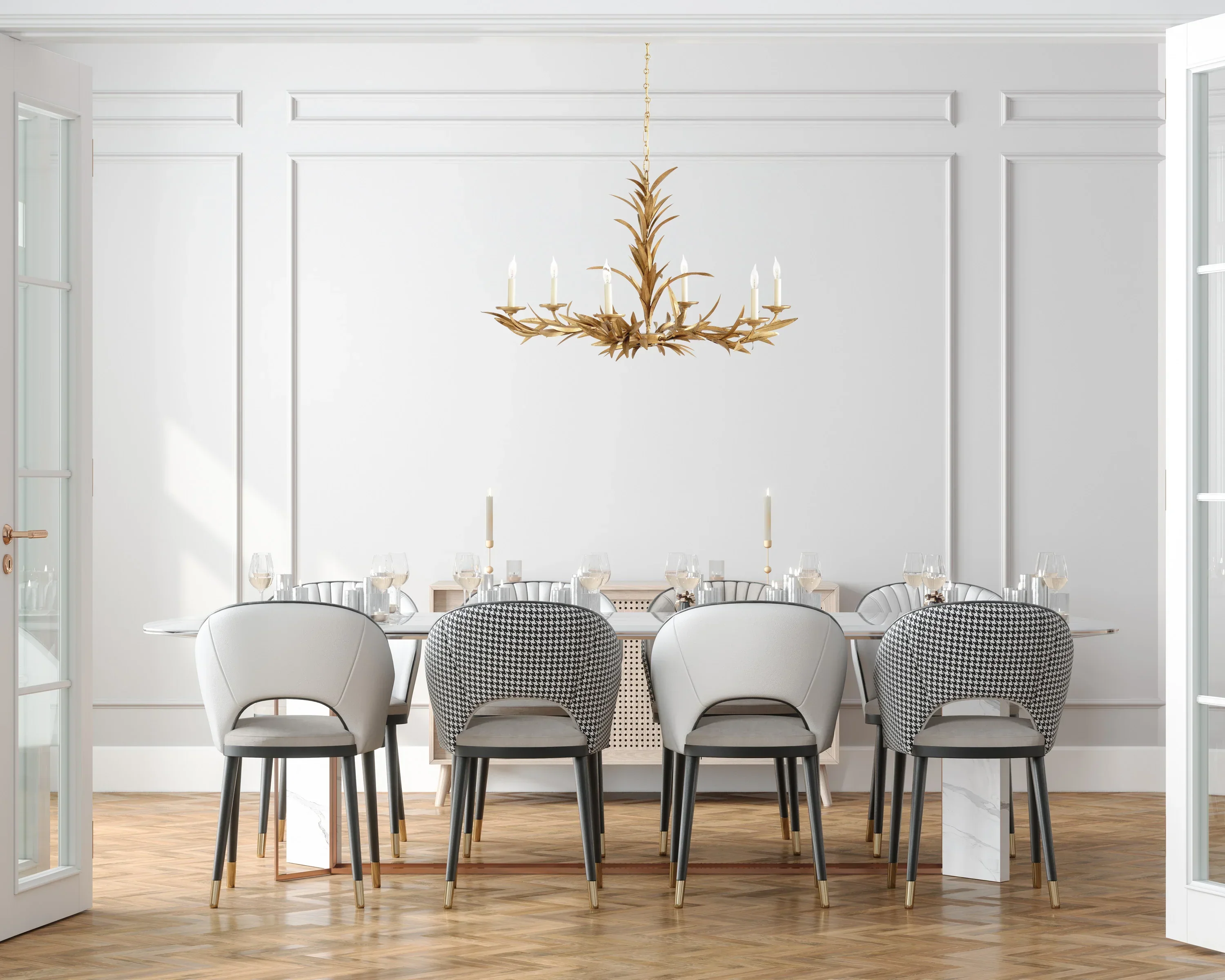Laurel Sunburst Chandelier - Image 2
