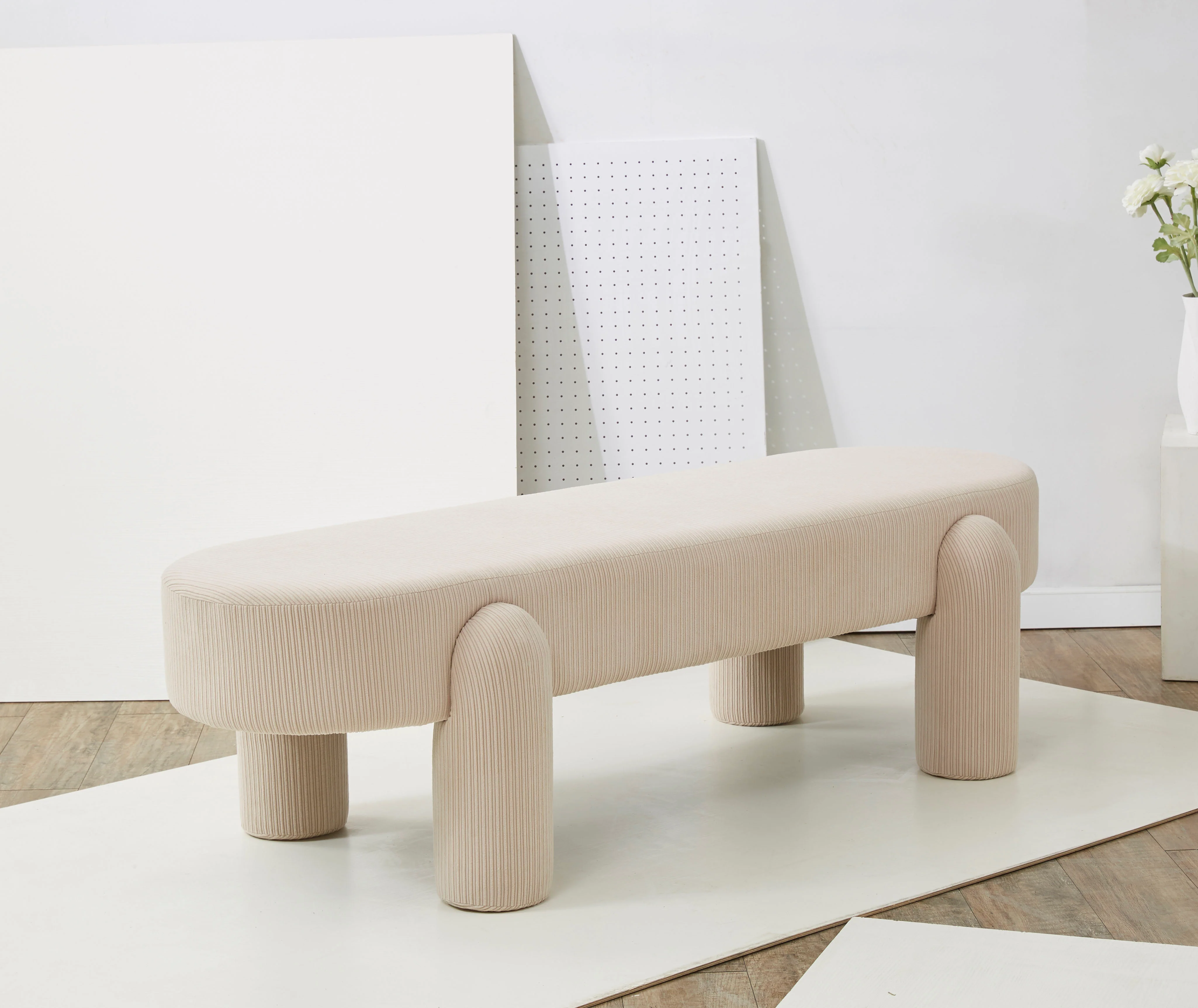 Laurence Corduroy Bench - Image 2