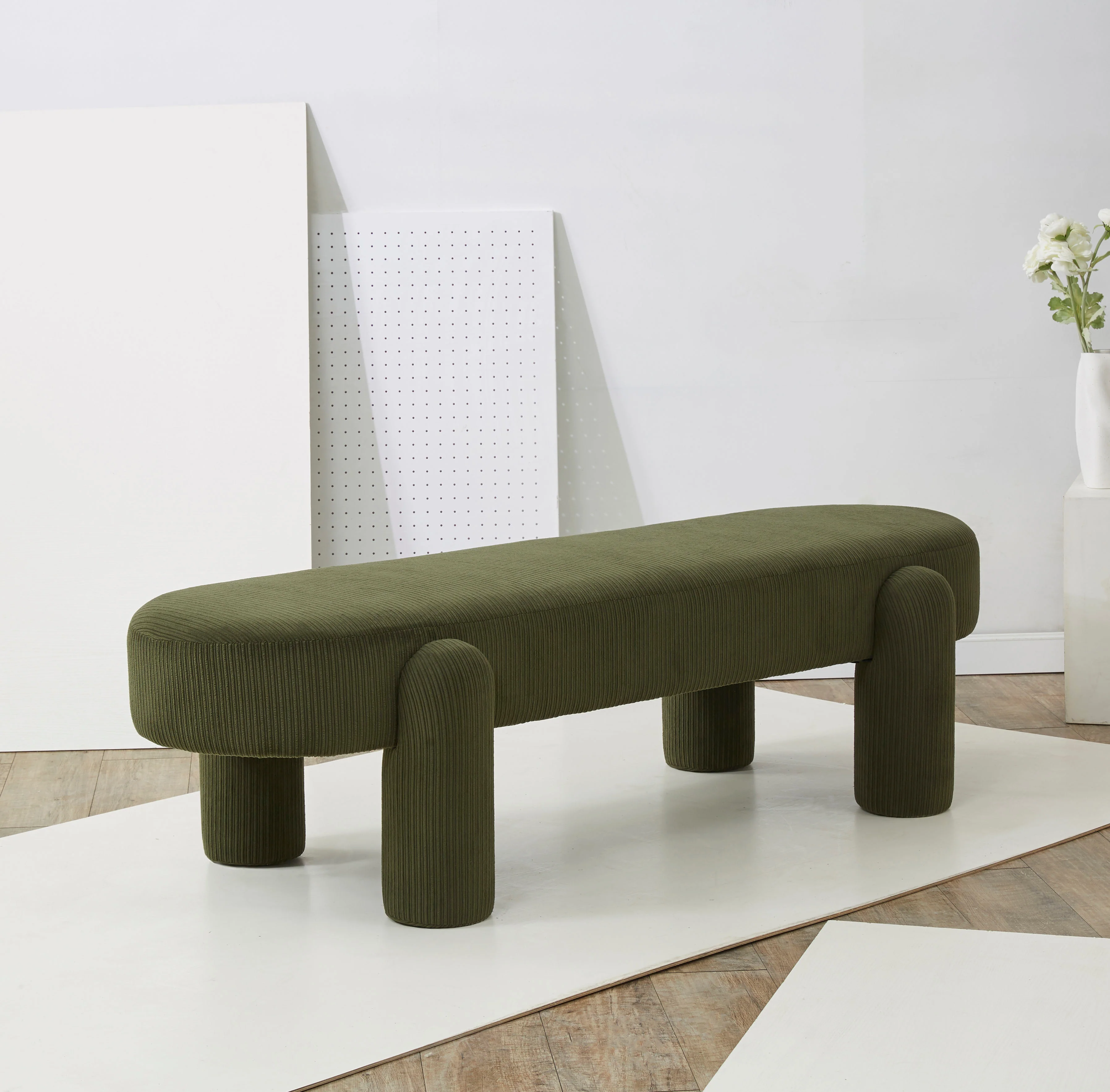 Laurence Corduroy Bench - Image 7