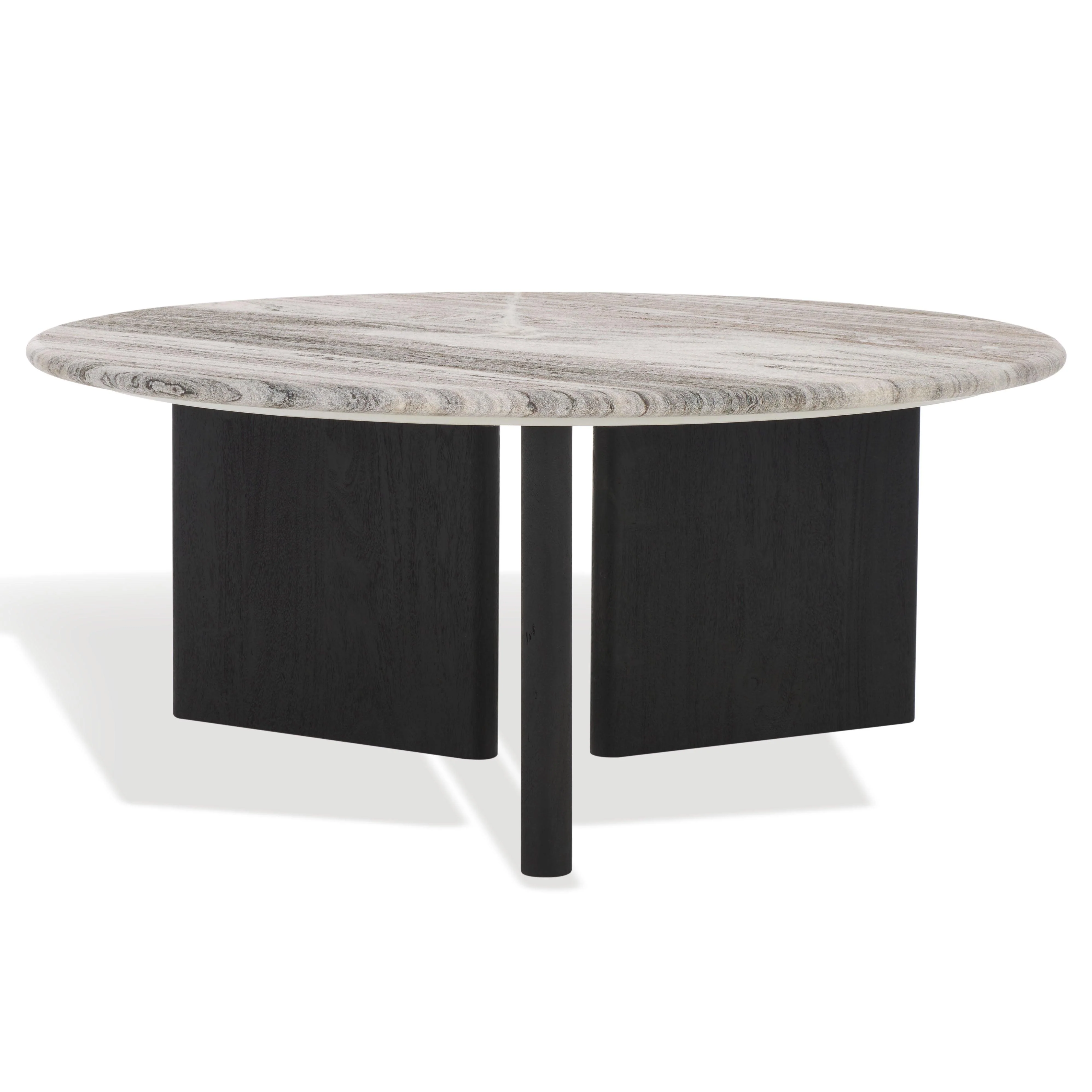 Lauresse Round Marble Top Coffee Table - Image 11