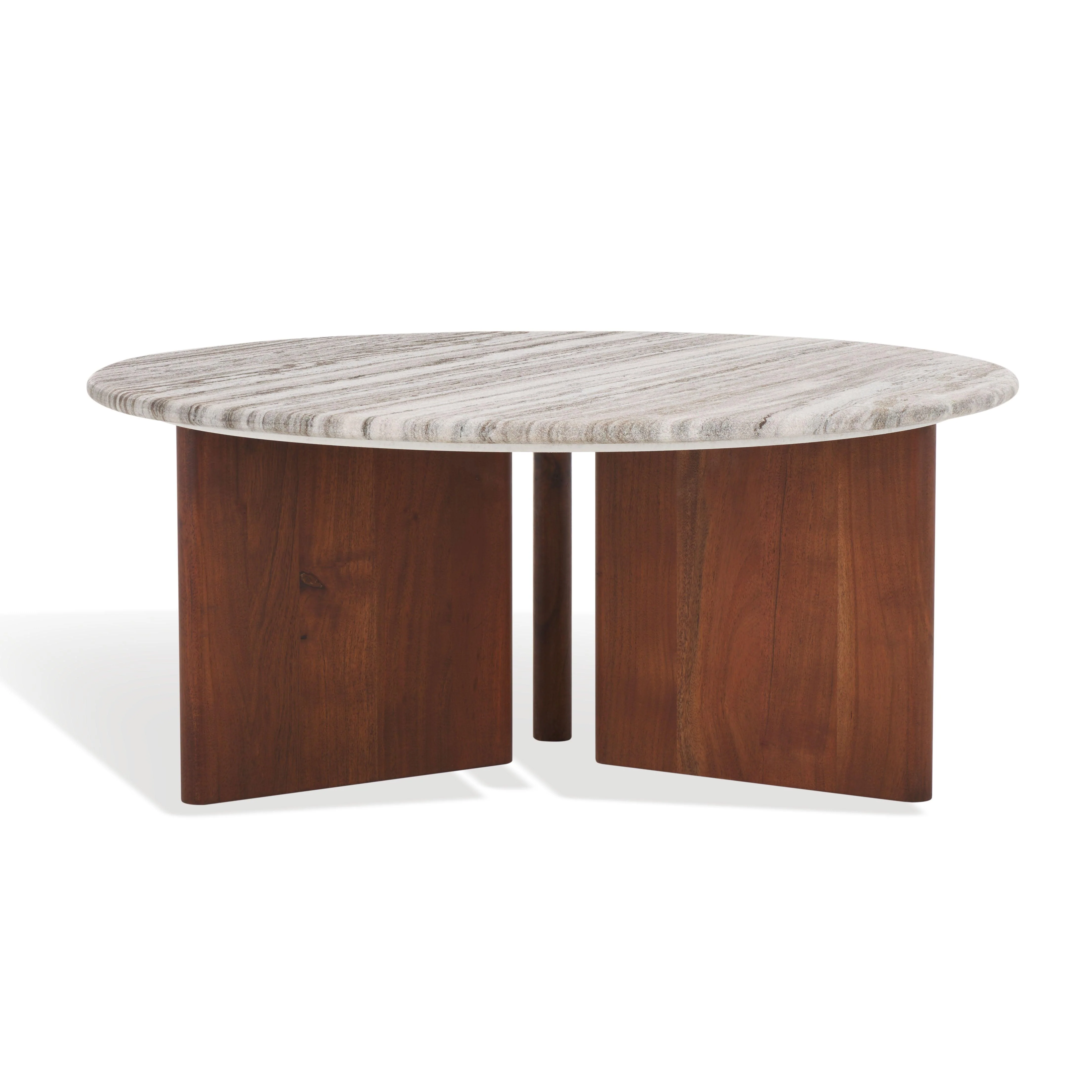 Lauresse Round Marble Top Coffee Table - Image 14