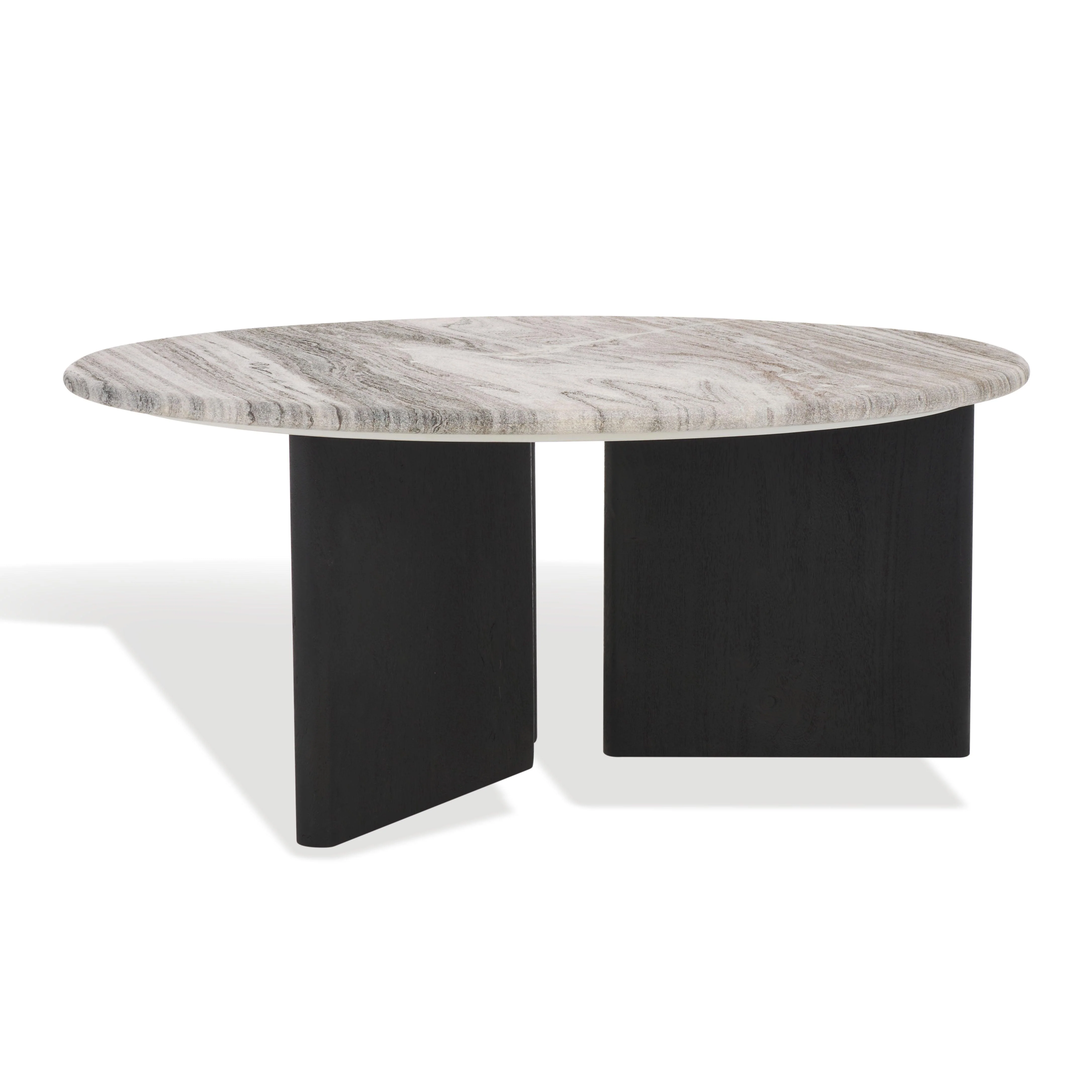 Lauresse Round Marble Top Coffee Table - Image 8