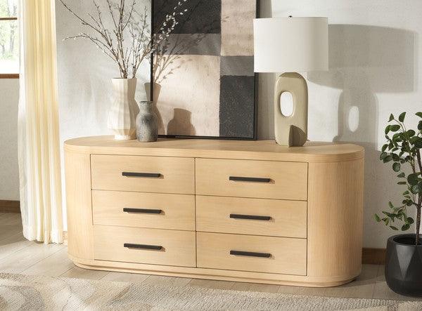 Lauryn Wood Oval Dresser - Image 2