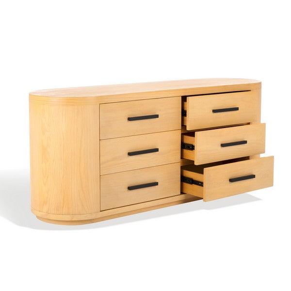 Lauryn Wood Oval Dresser - Image 3