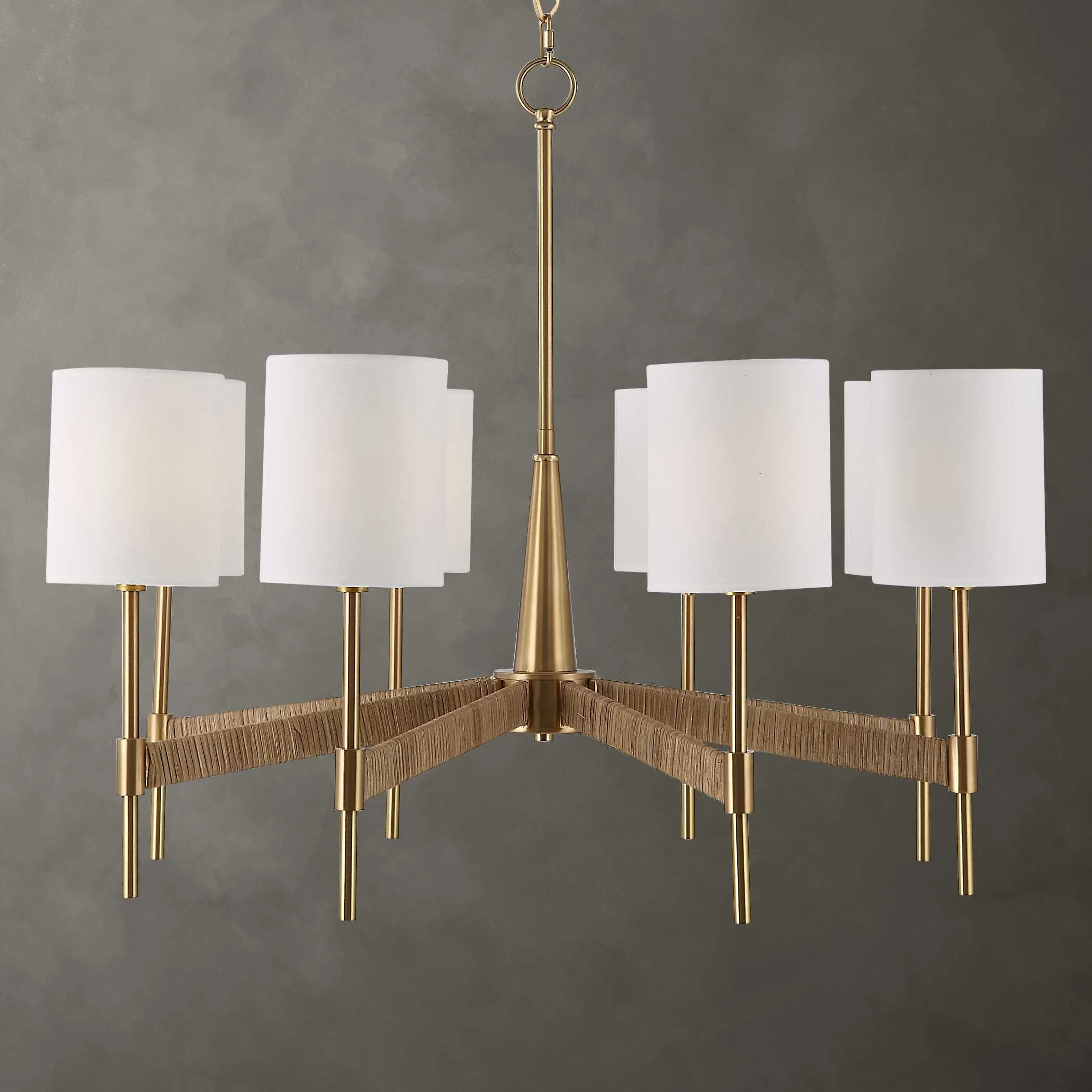 Lautoka Rattan 8 Light Chandelier - Image 3