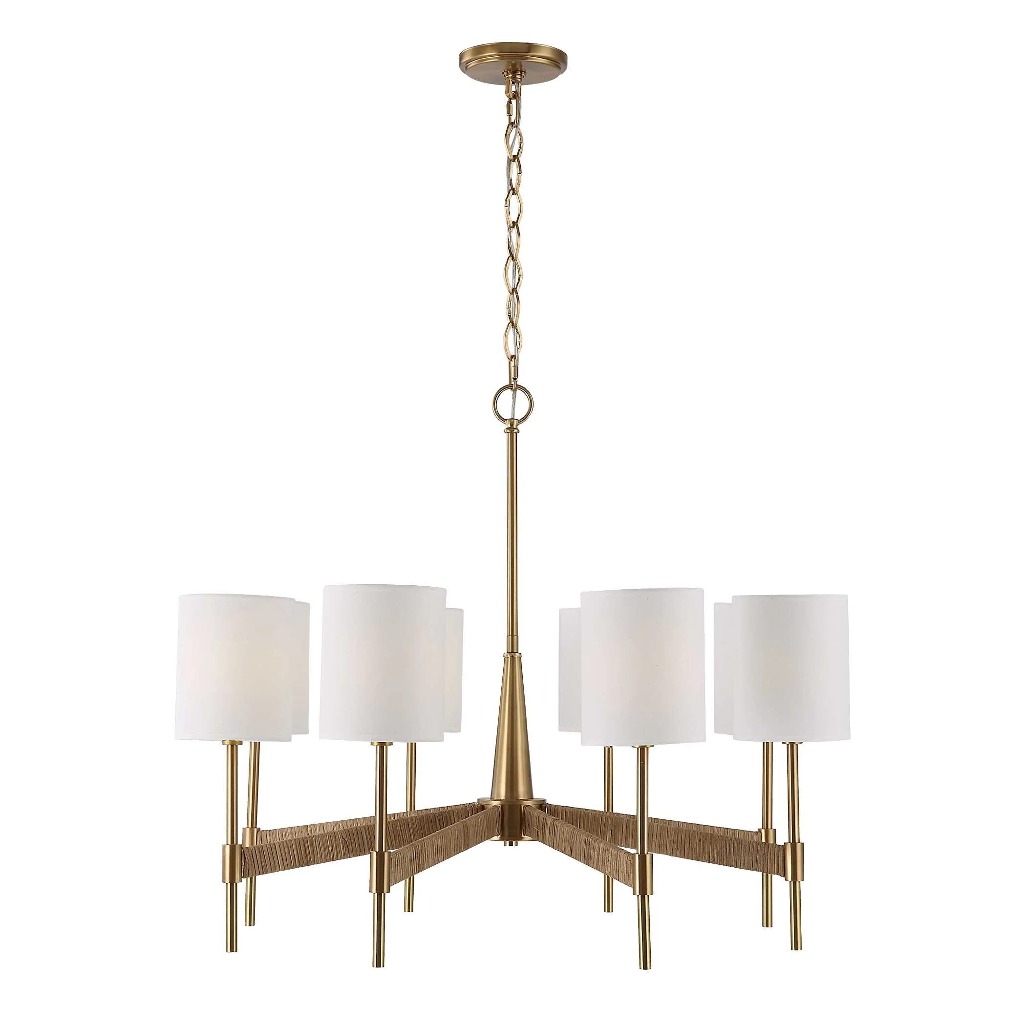 Lautoka Rattan 8 Light Chandelier - Image 4