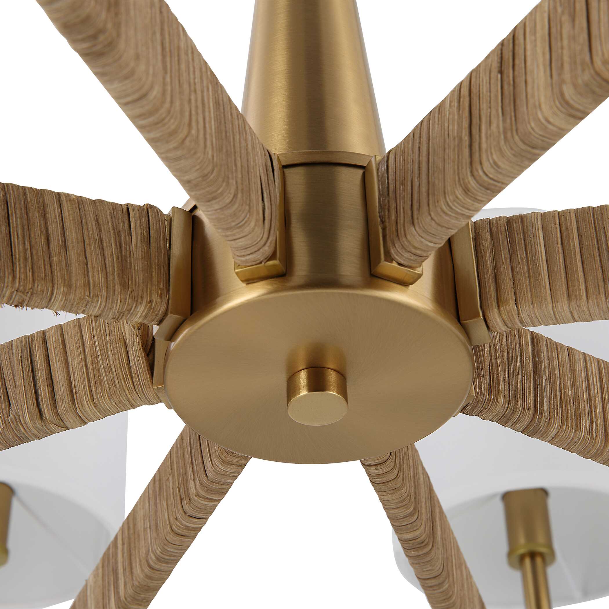 Lautoka Rattan 8 Light Chandelier - Image 7