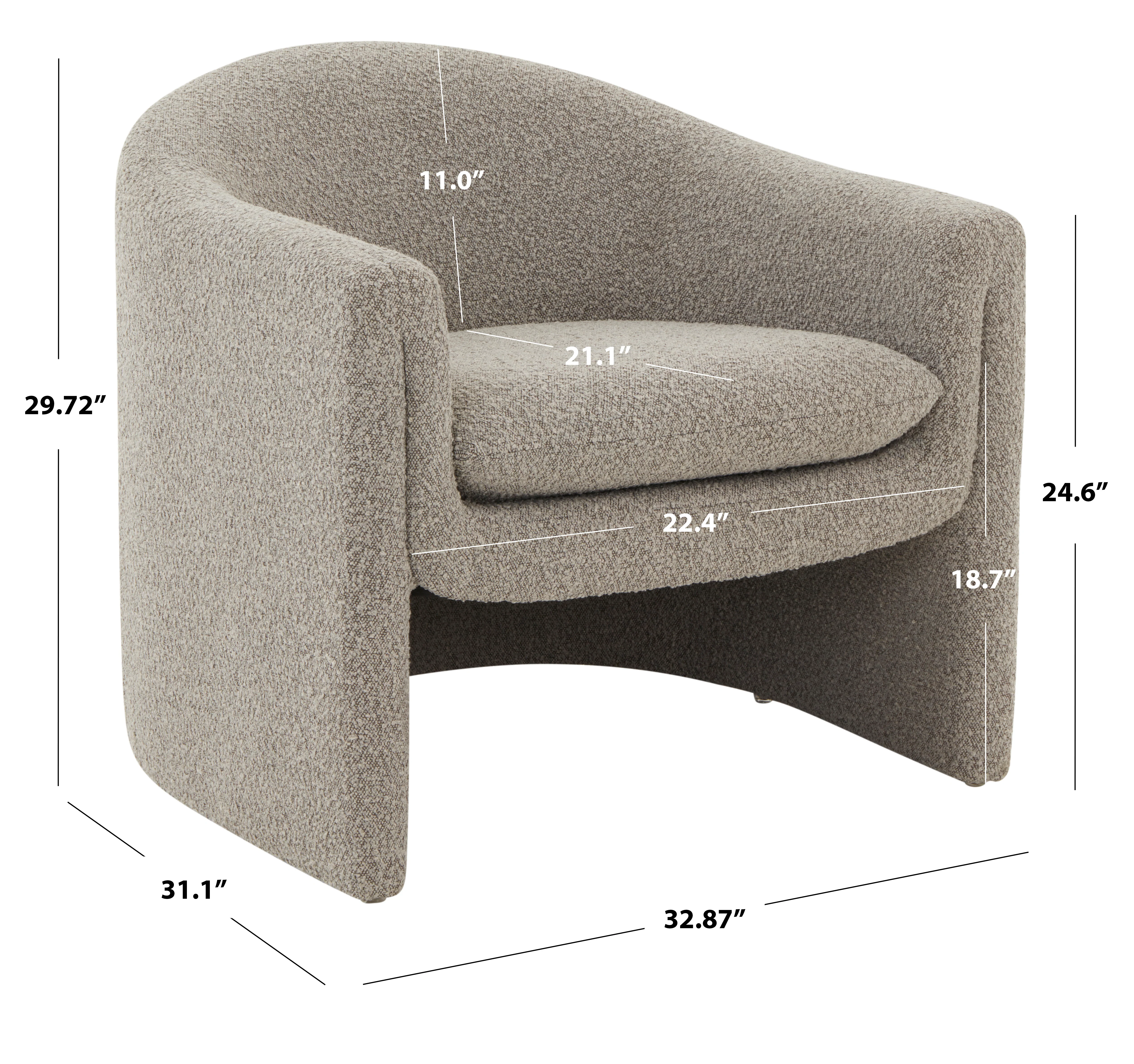 Laylette Boucle Accent Chair - Image 16