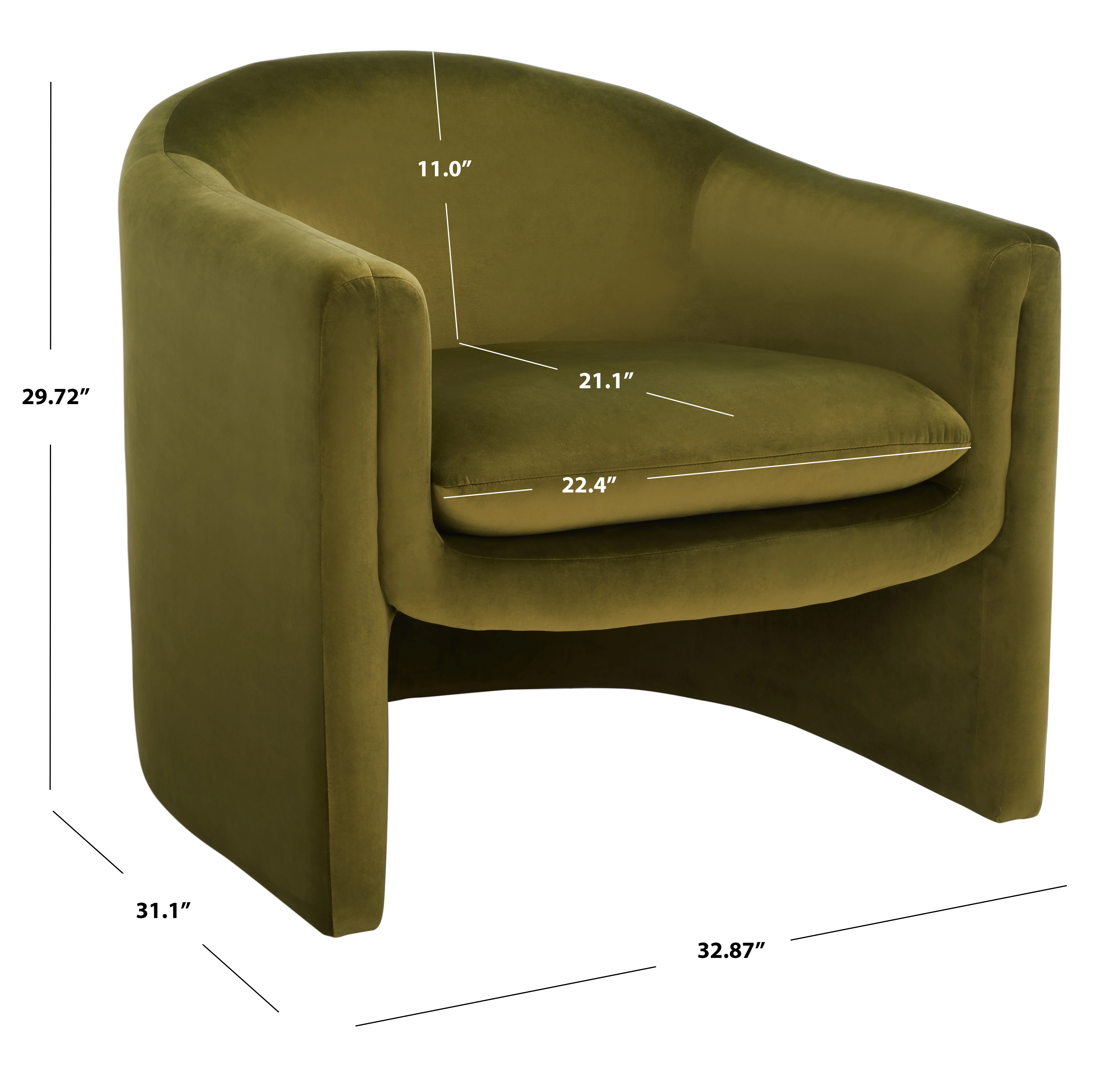 Laylette Upholstered Accent Chair - Image 17