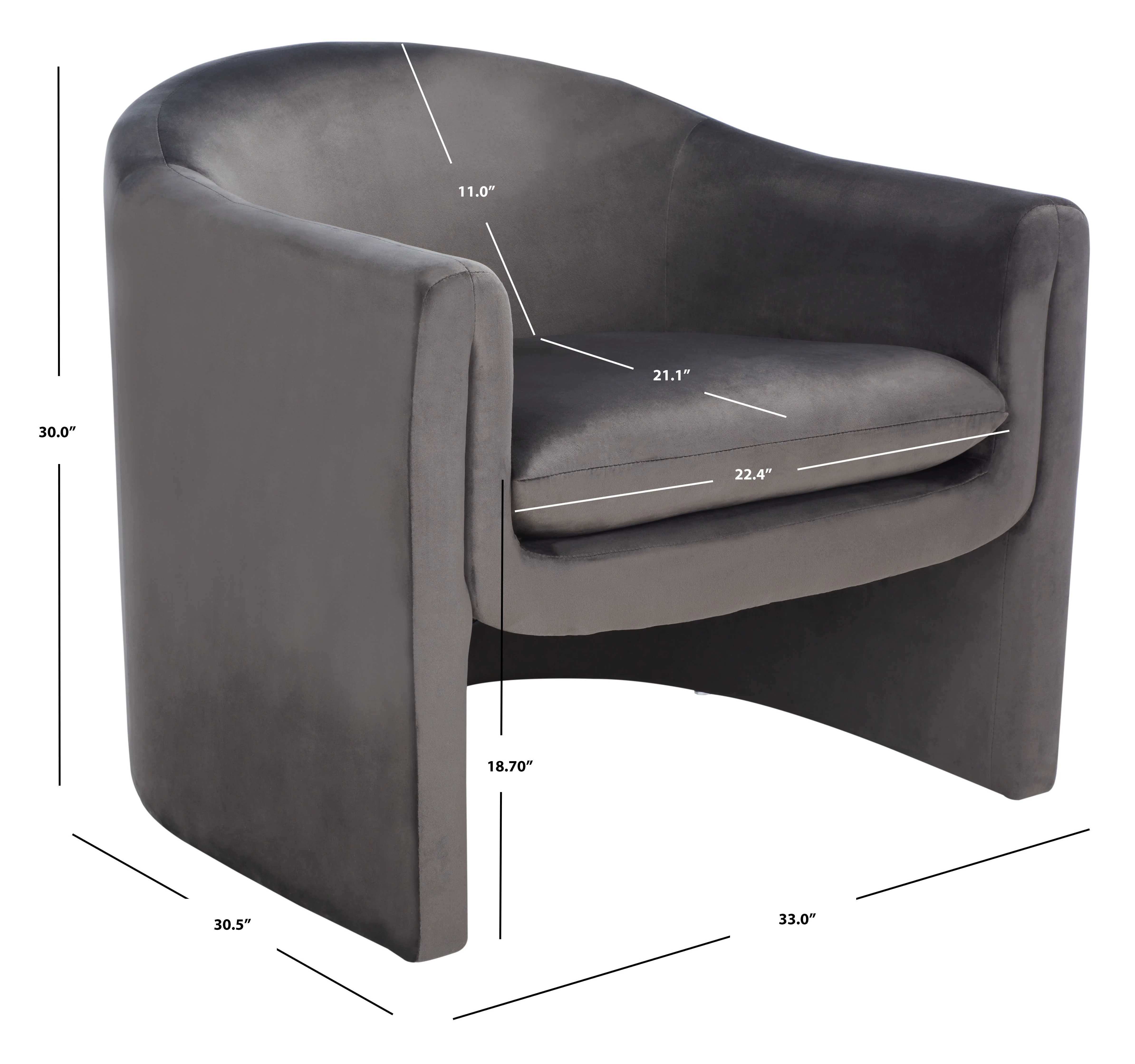 Laylette Upholstered Accent Chair - Image 7
