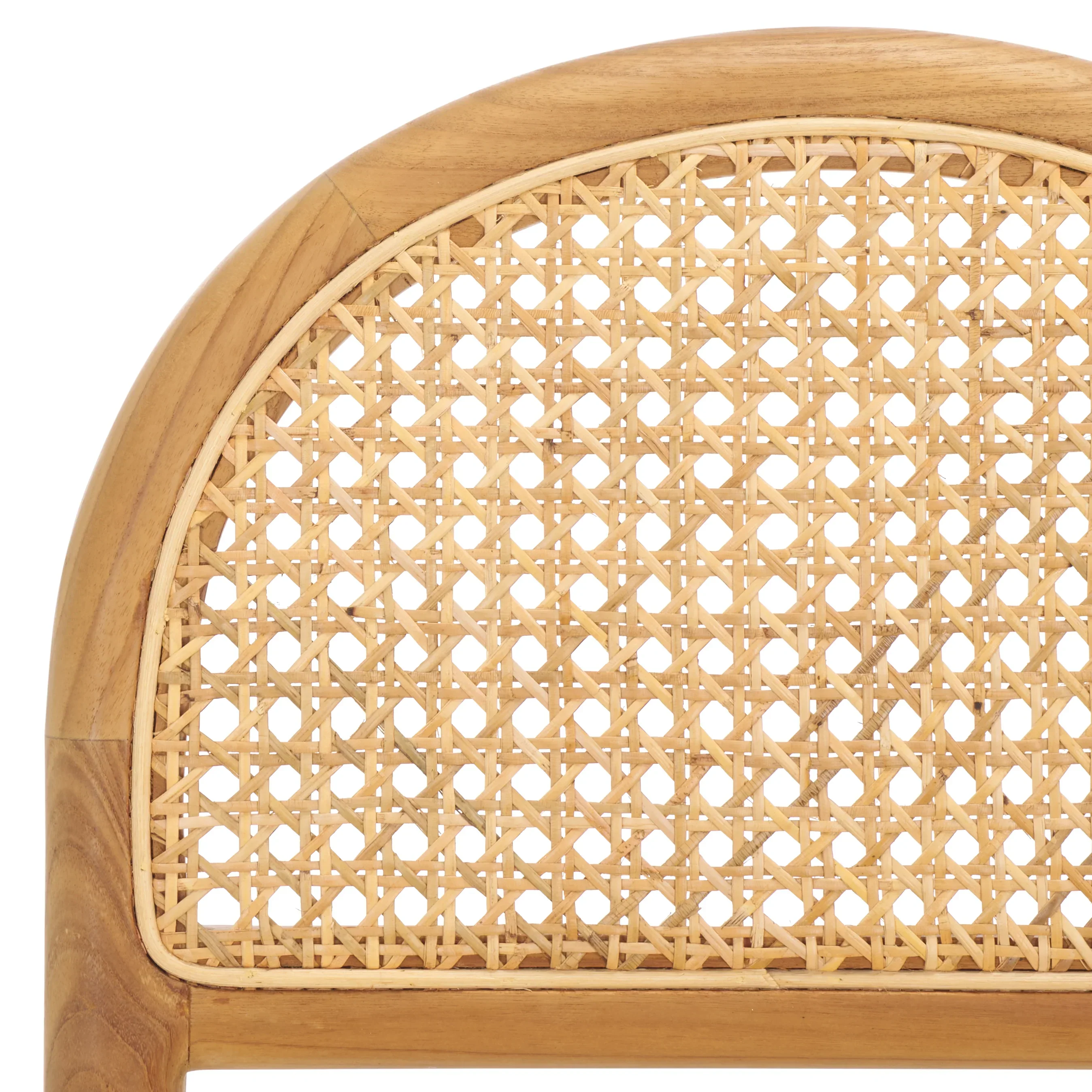 Laylie Rattan And Leather Counter Stool - Image 22
