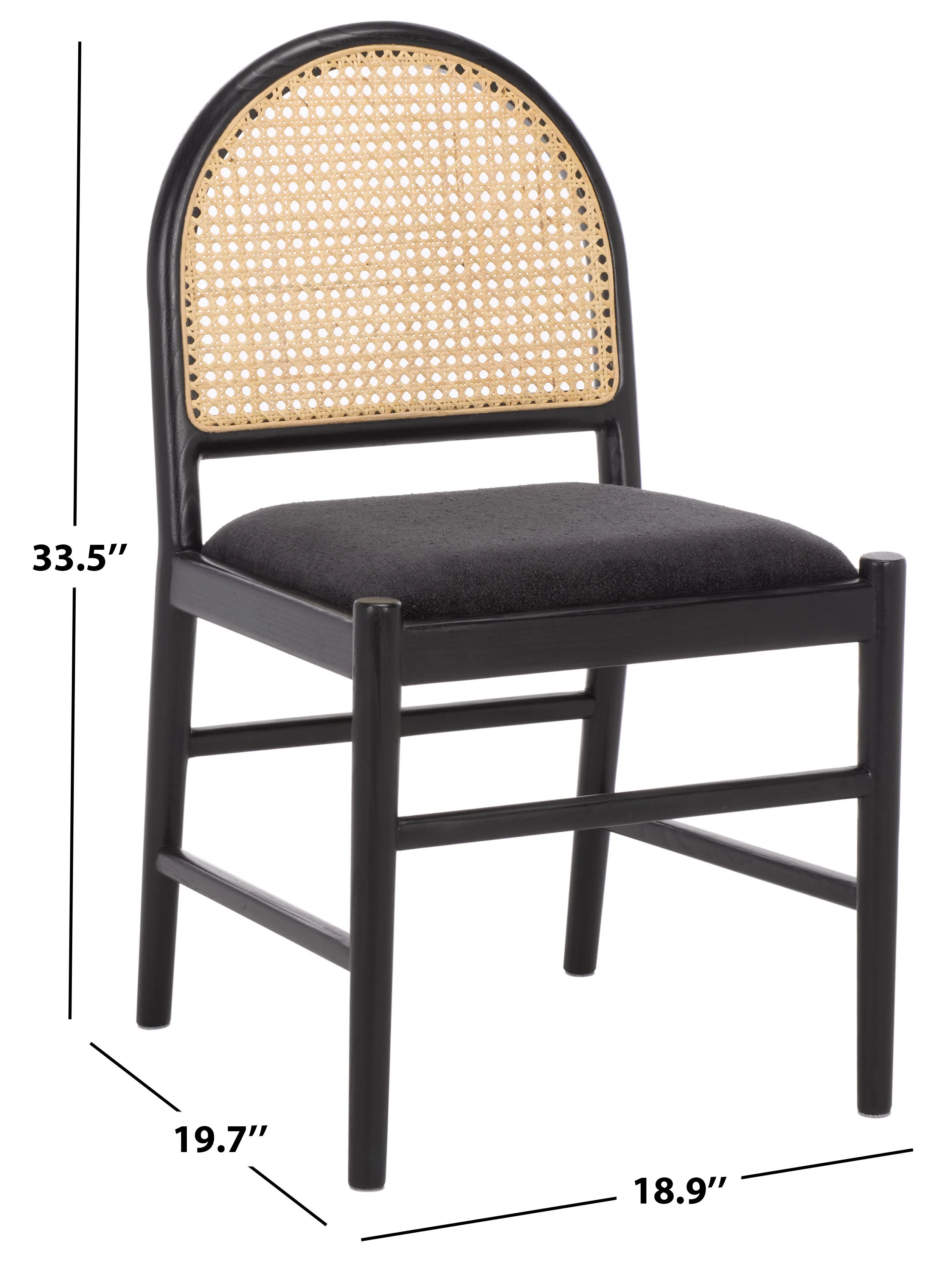 Laylie Rattan And Leather Dining Chair - Set of 2 - Image 116