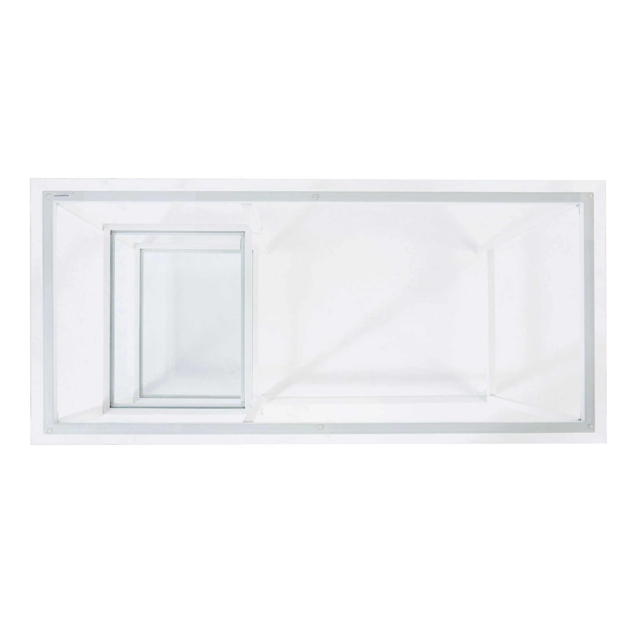 Layton Metal/Glass Student Desk - White - Image 8
