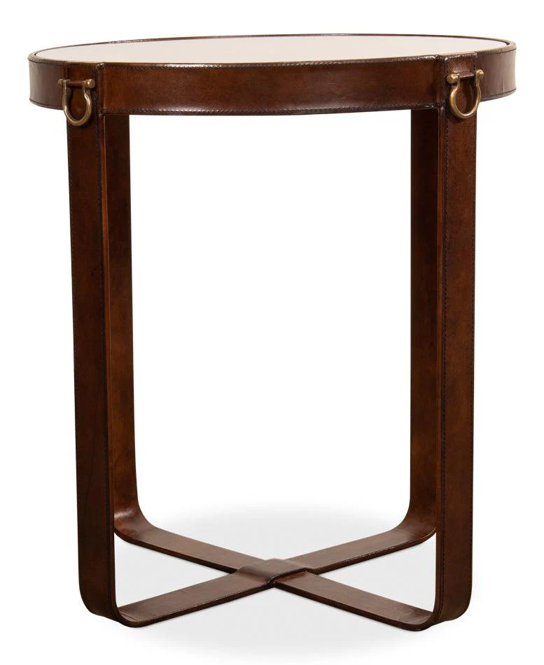 Leather Harness Table - Image 3