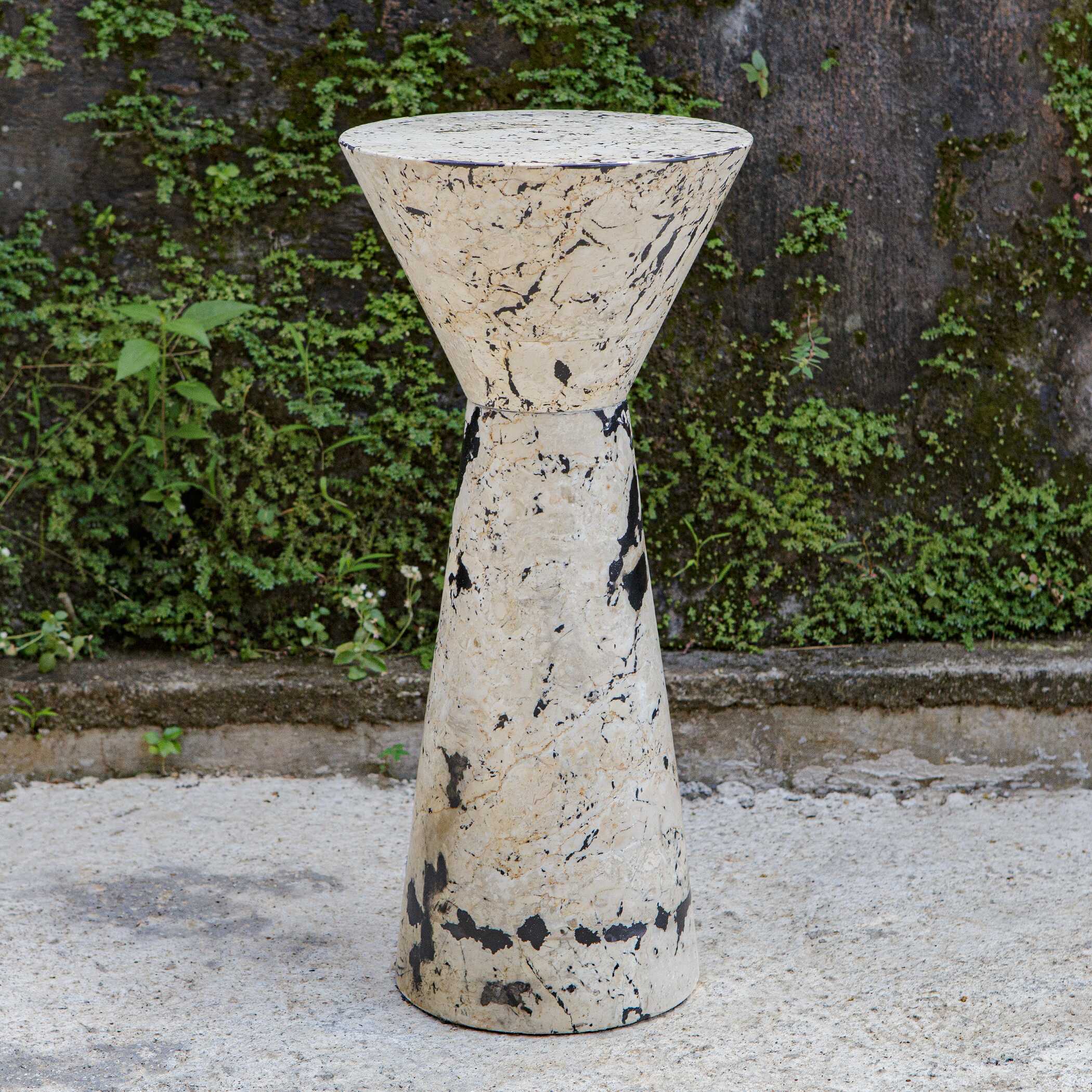 Lenora Stone Drink Table - Image 3
